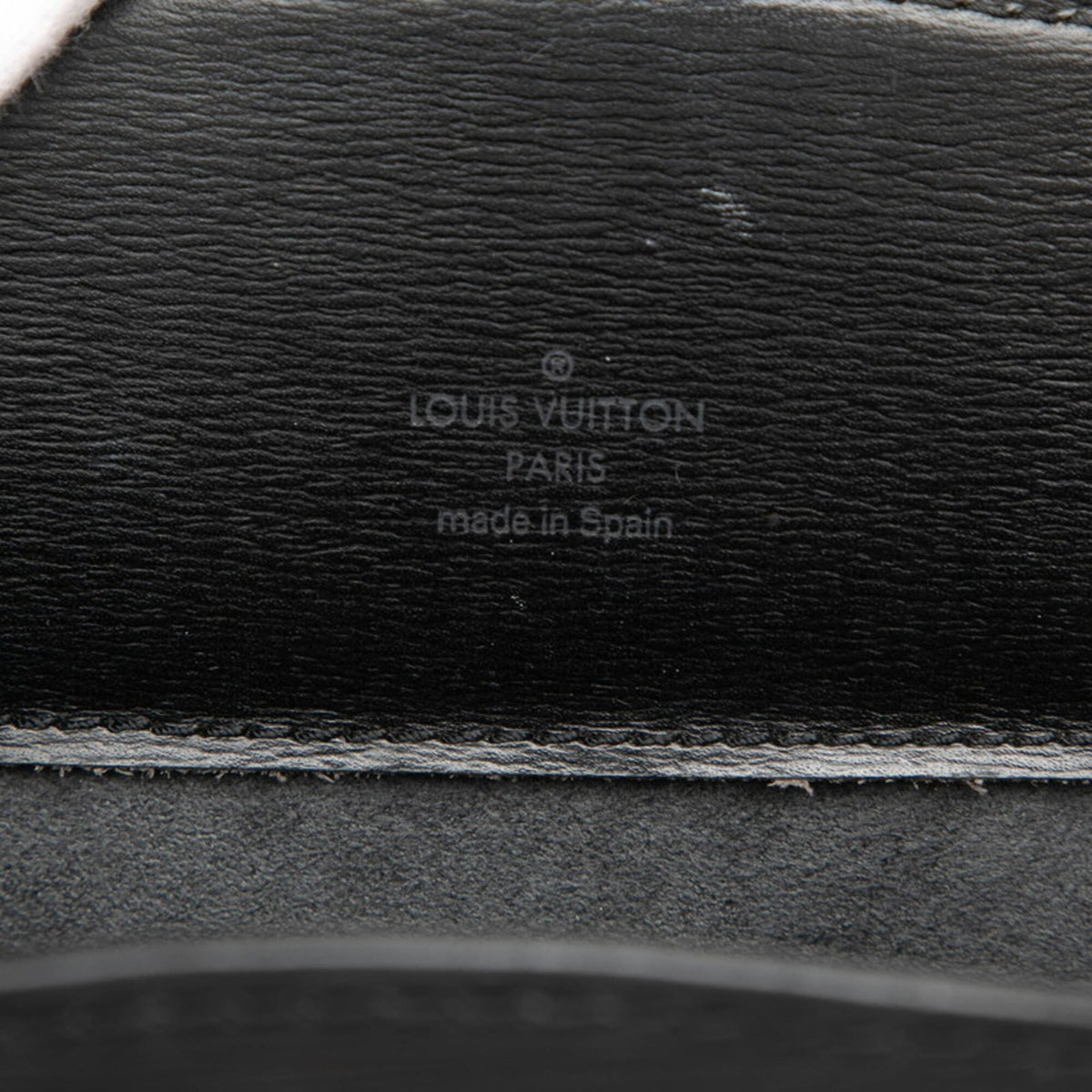 Louis Vuitton Black Noir Leather Shoulder Bag (Pre-Owned)