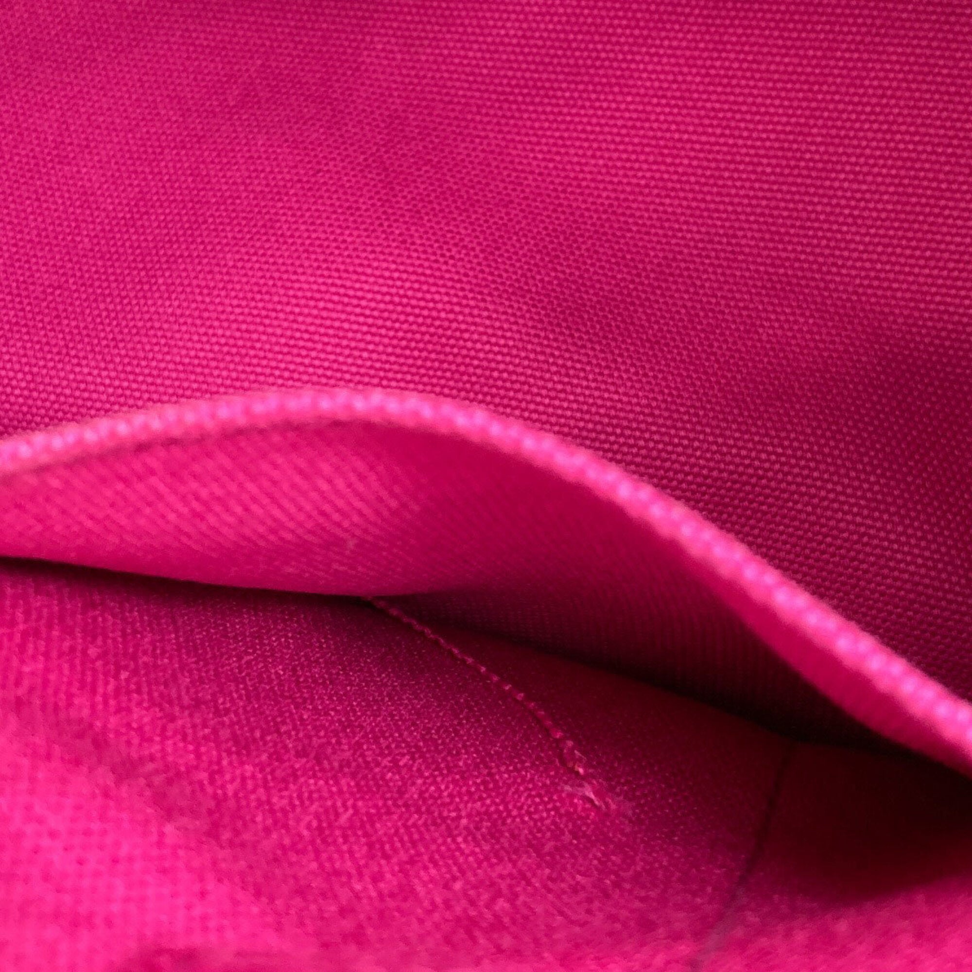 Prada Canapa Pink Canvas Handbag (Pre-Owned)