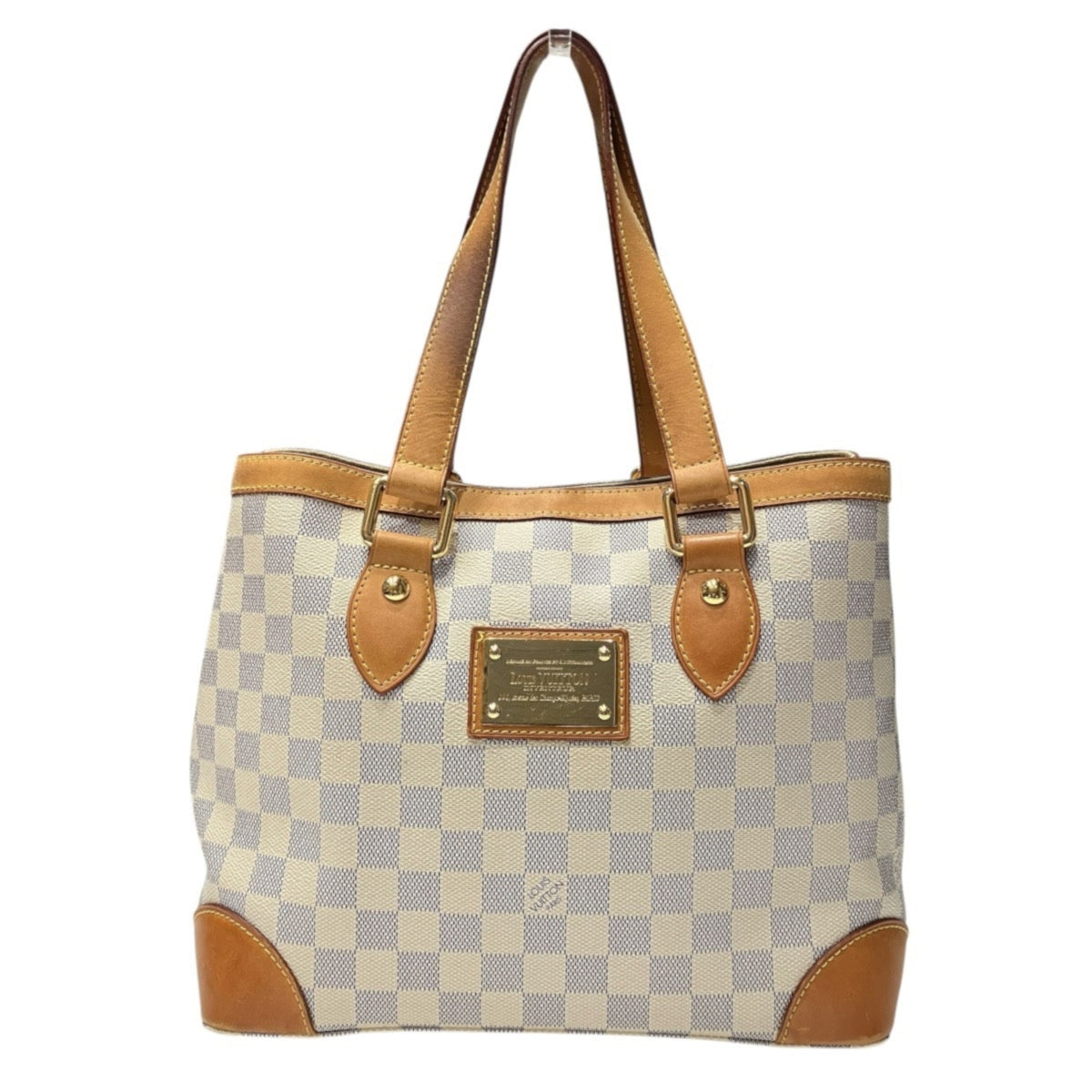 Louis Vuitton White Damier Canvas Shoulder Bag (Pre-Owned)