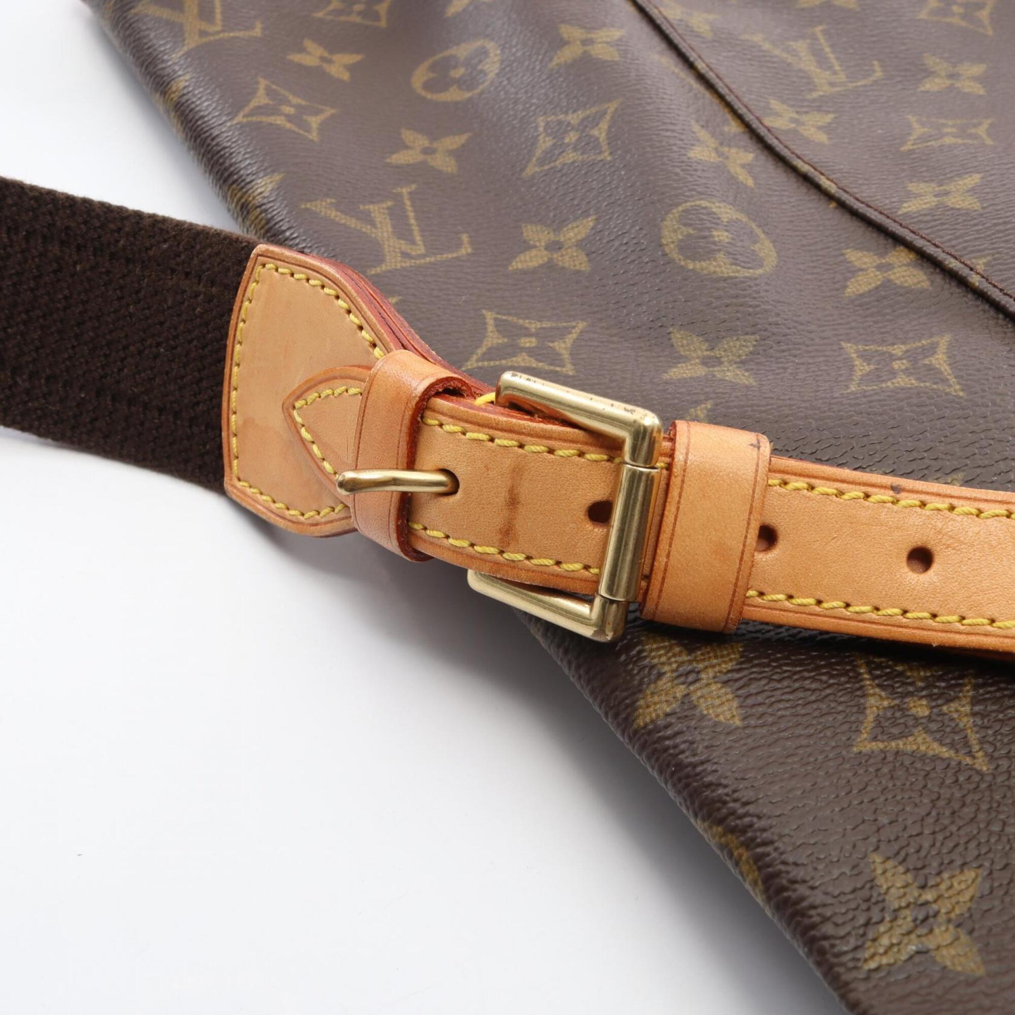 Louis Vuitton Brown Monogram Coated Canvas Leather Backpack (Pre-Owned)