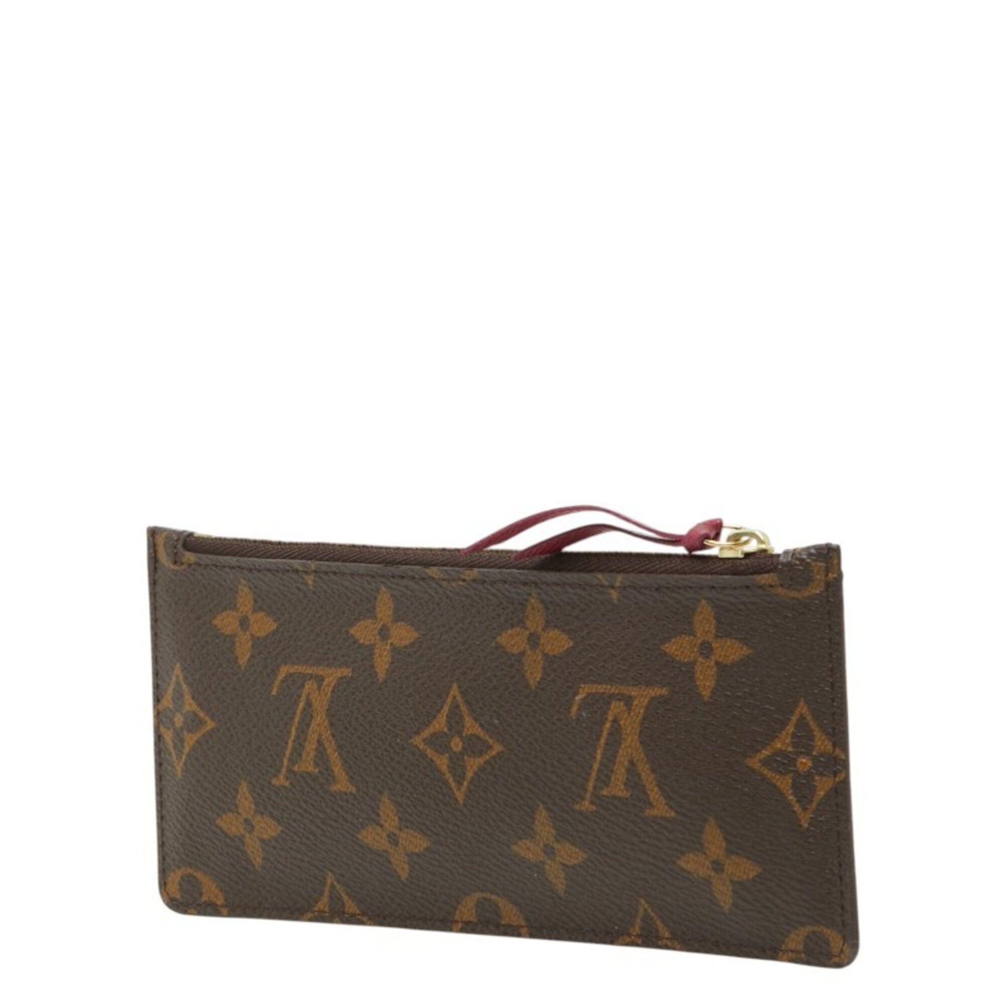Louis Vuitton Brown Pvc Leather Handbag Pouch (Pre-Owned)