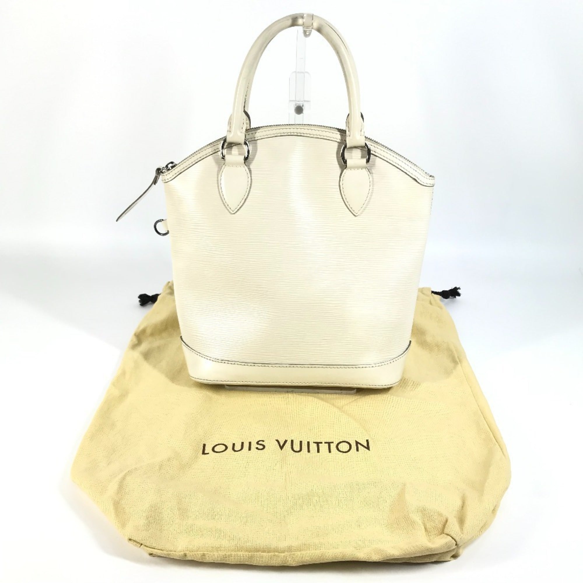 Louis Vuitton Epi Lv Off White Epi Leather Handbag Tote Bag (Pre-Owned)