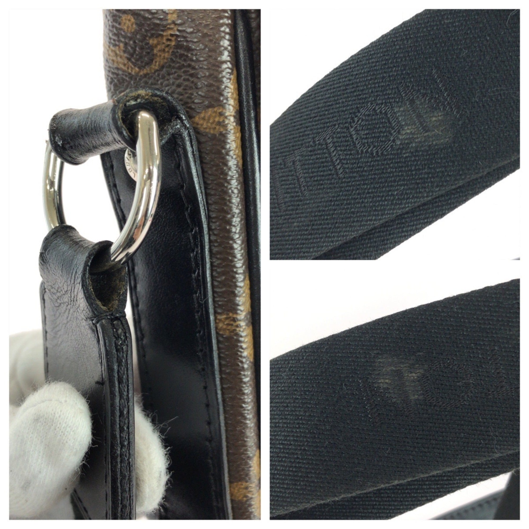 Louis Vuitton Brown Dark Brown Monogram Macassar Pvc Messenger Bag Shoulder Bag (Pre-Owned)
