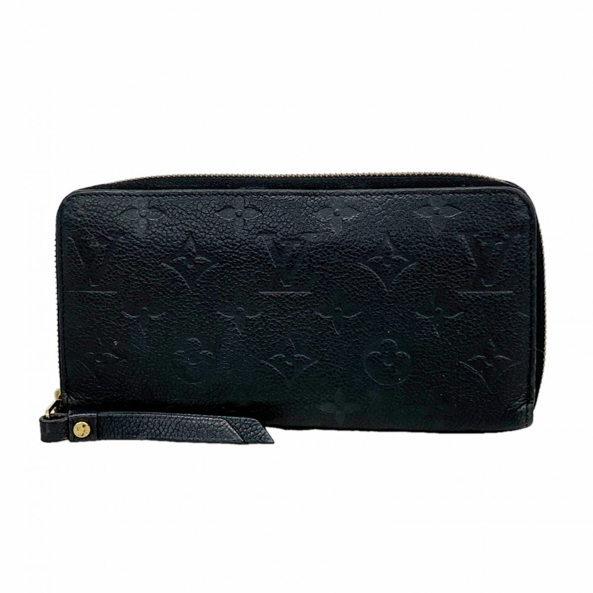 Louis Vuitton Noir Long Wallet (Bi-Fold) (Pre-Owned)