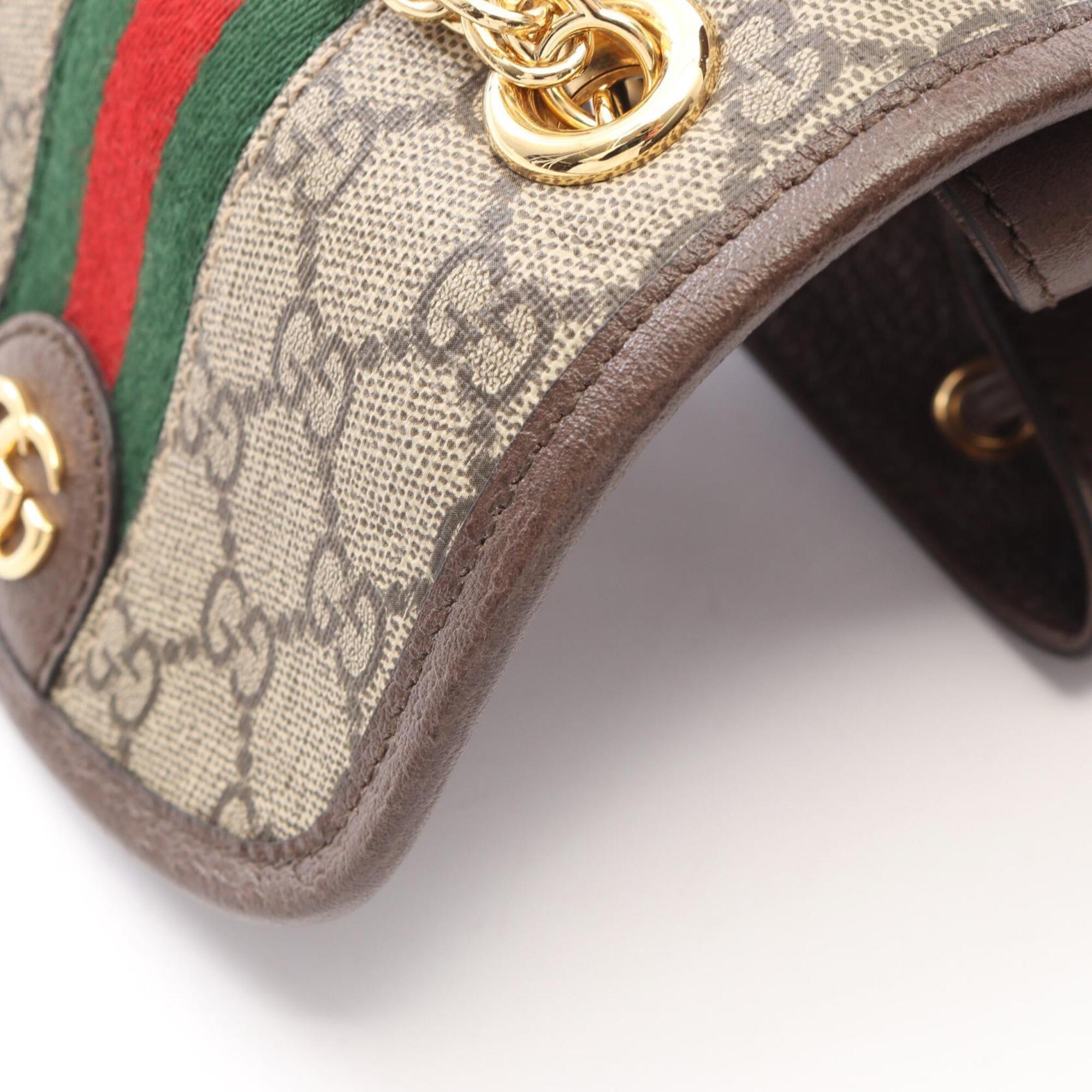Gucci Beige Brown Pvc Leather Backpack Handbag (Pre-Owned)