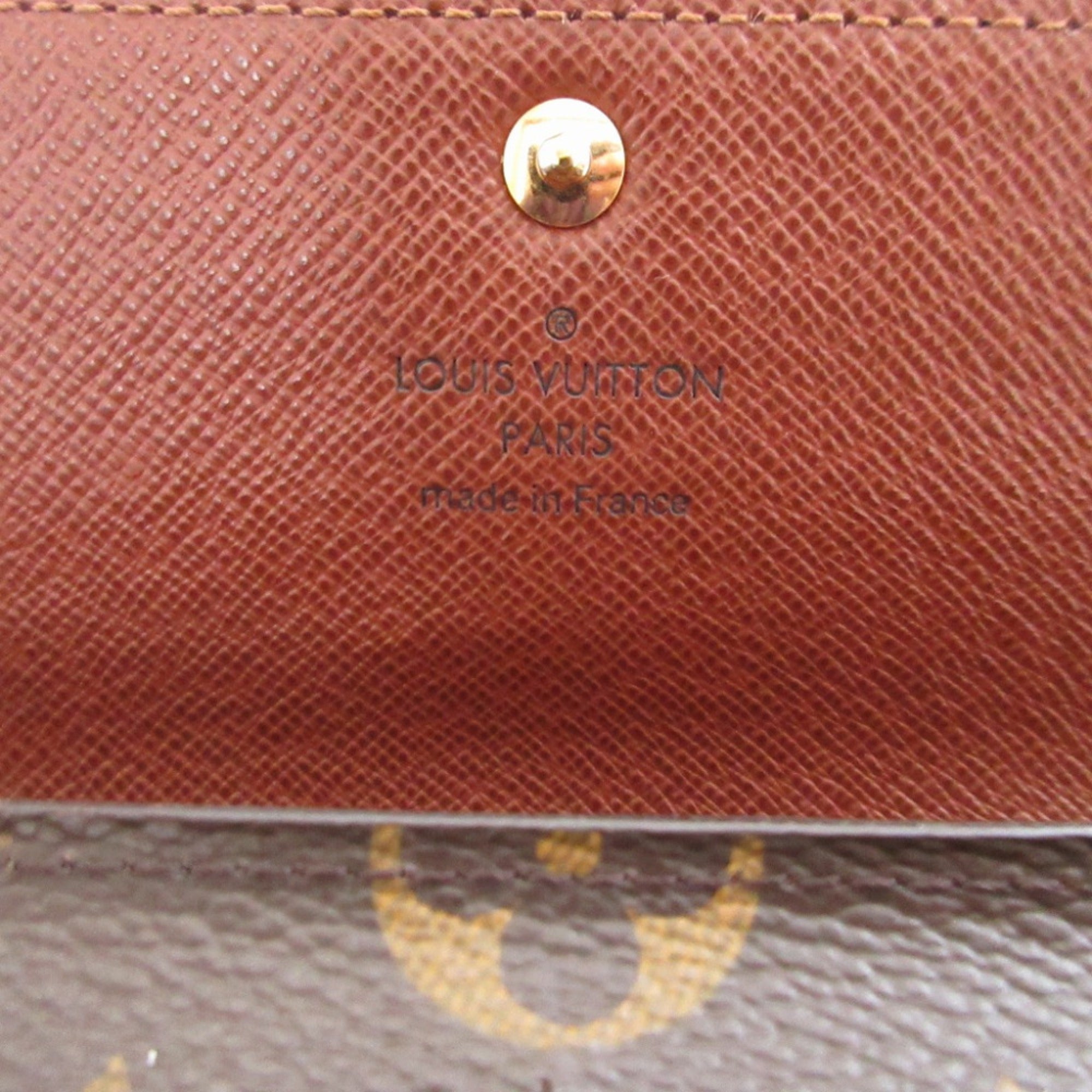 Louis Vuitton Brown Monogram Canvas Long Wallet (Bi-Fold) (Pre-Owned)