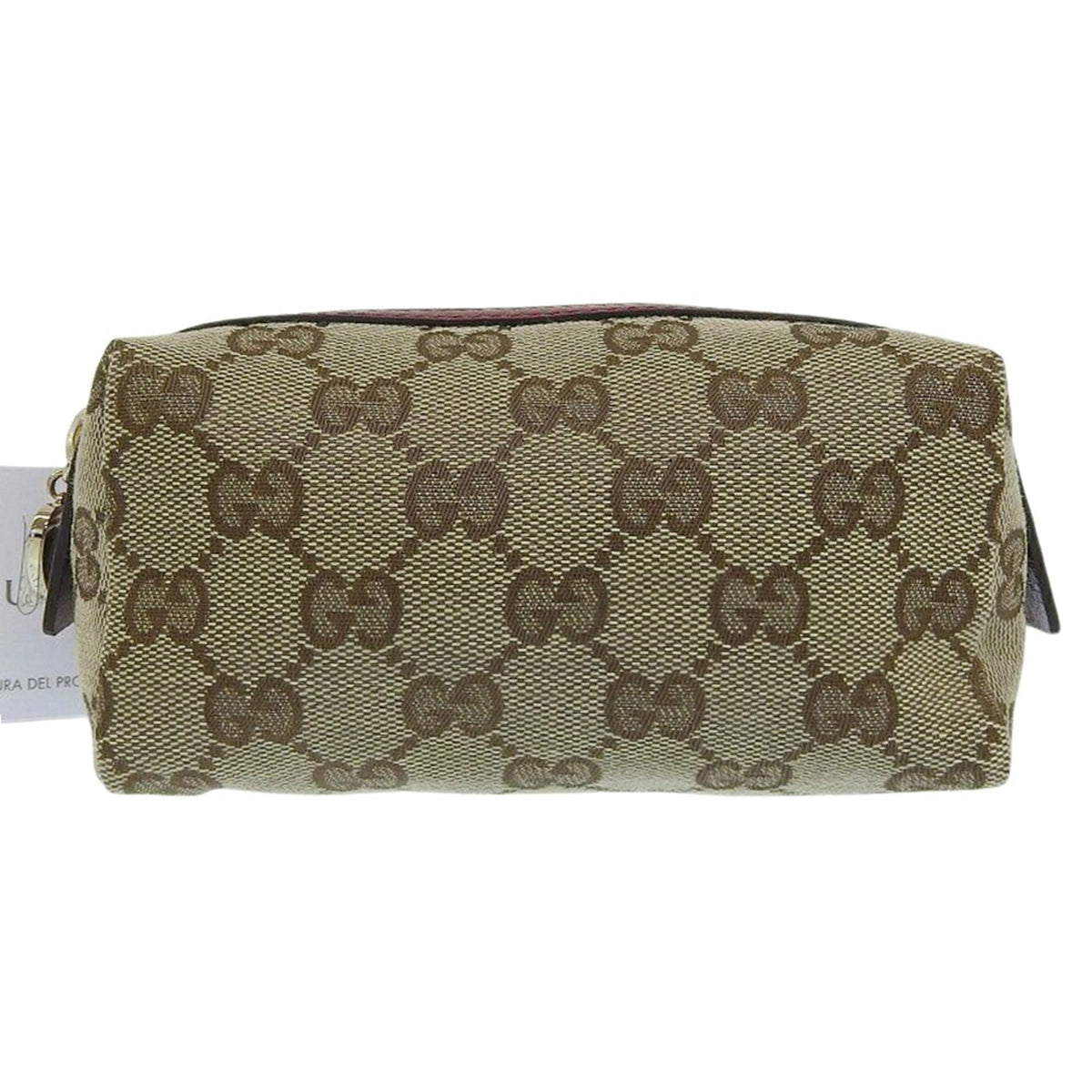 Gucci Gg Canvas Brown Gg Canvas Pouch (Pre-Owned)