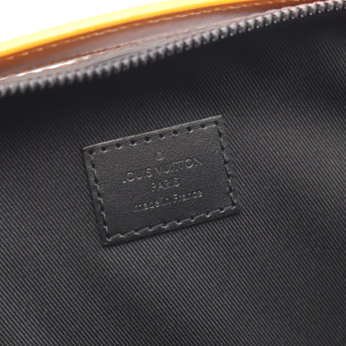 Louis Vuitton Brown Orange Coated Canvas Leather Handbag Shoulder Bag (Pre-Owned)