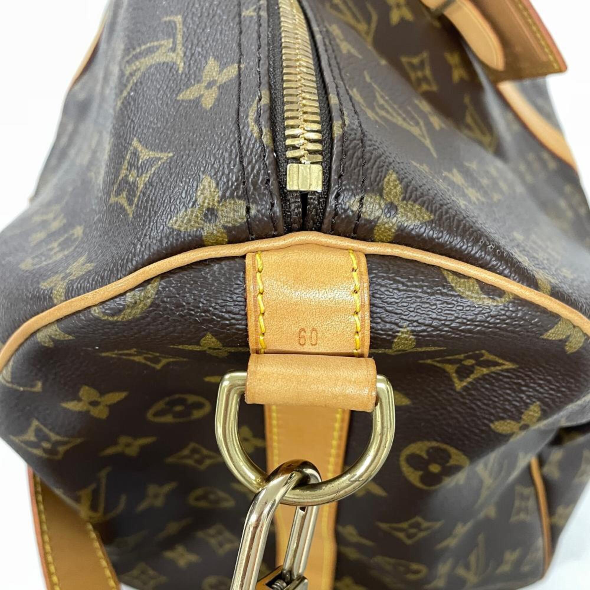 Louis Vuitton Brown Monogram Canvas Boston Bag (Pre-Owned)
