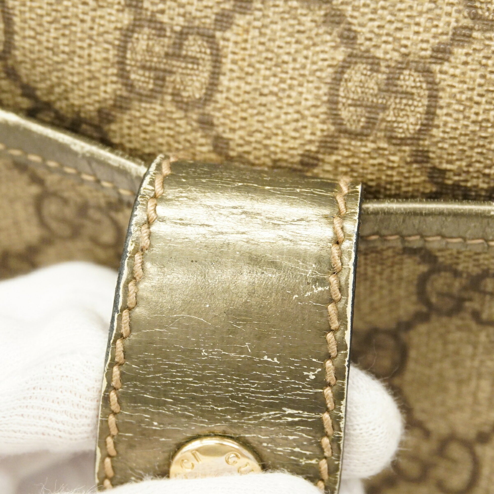 Gucci Brown Pvc Shoulder Bag (Pre-Owned)