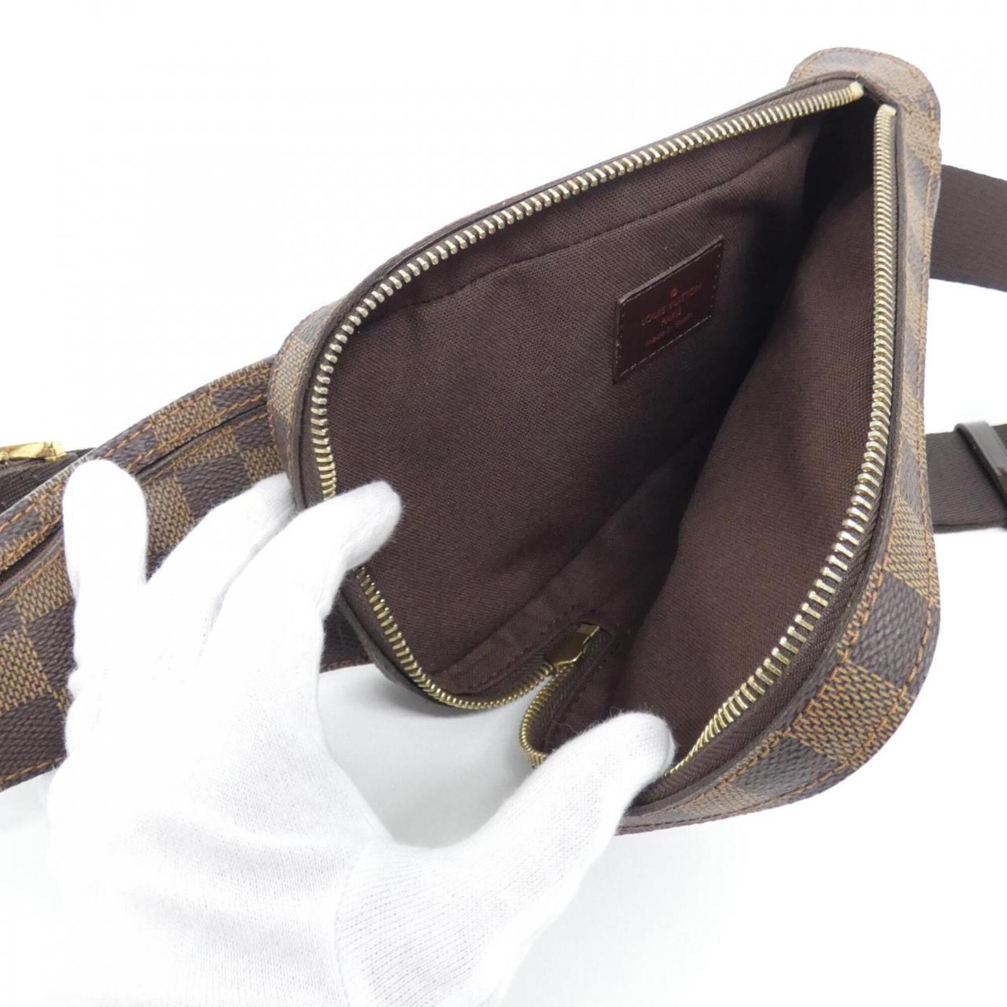 Louis Vuitton Ebene Coated Canvas Shoulder Bag (Pre-Owned)