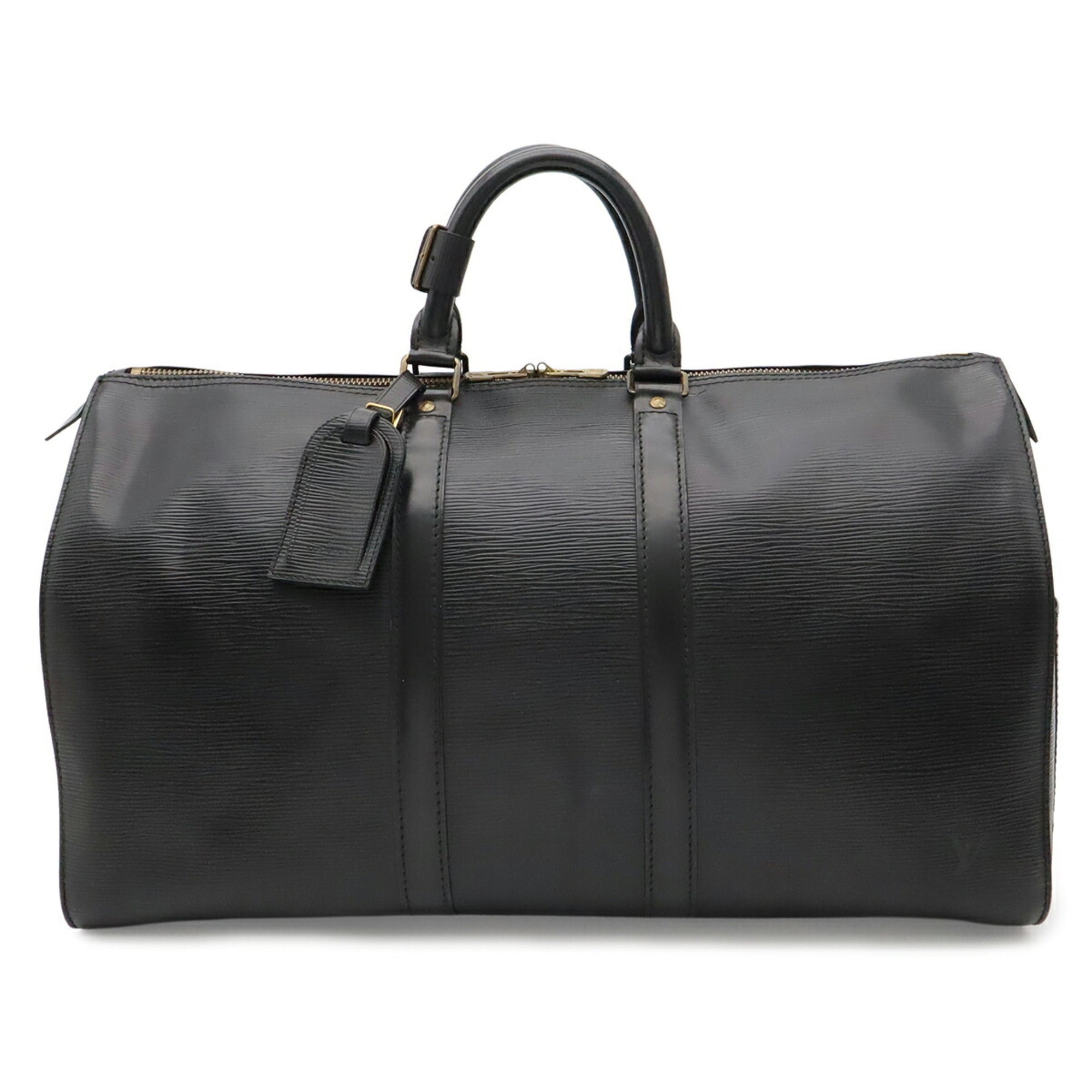 Louis Vuitton Black Noir Epi Leather Boston Bag (Pre-Owned)