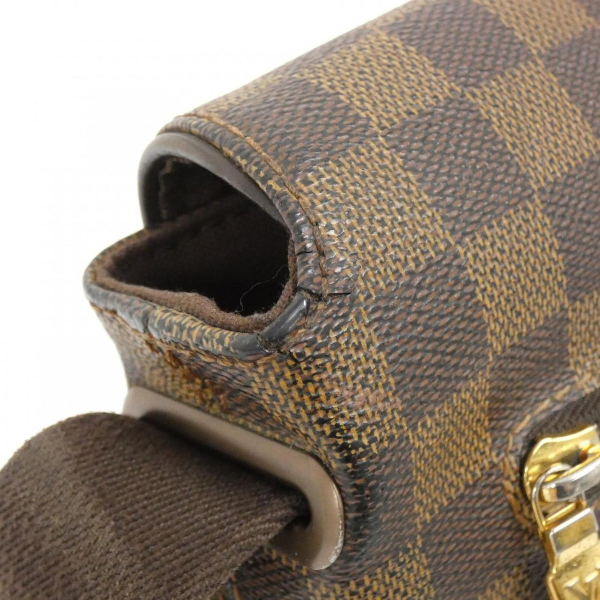 Louis Vuitton Ebene Coated Canvas Shoulder Bag (Pre-Owned)