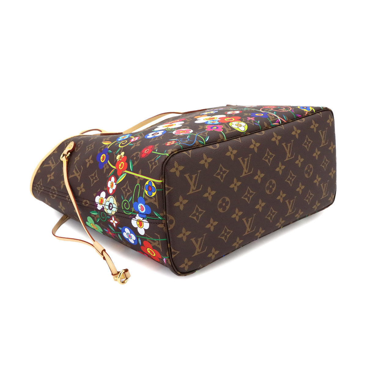 Louis Vuitton Brown Multi-Color Monogram Canvas Handbag Tote Bag (Pre-Owned)