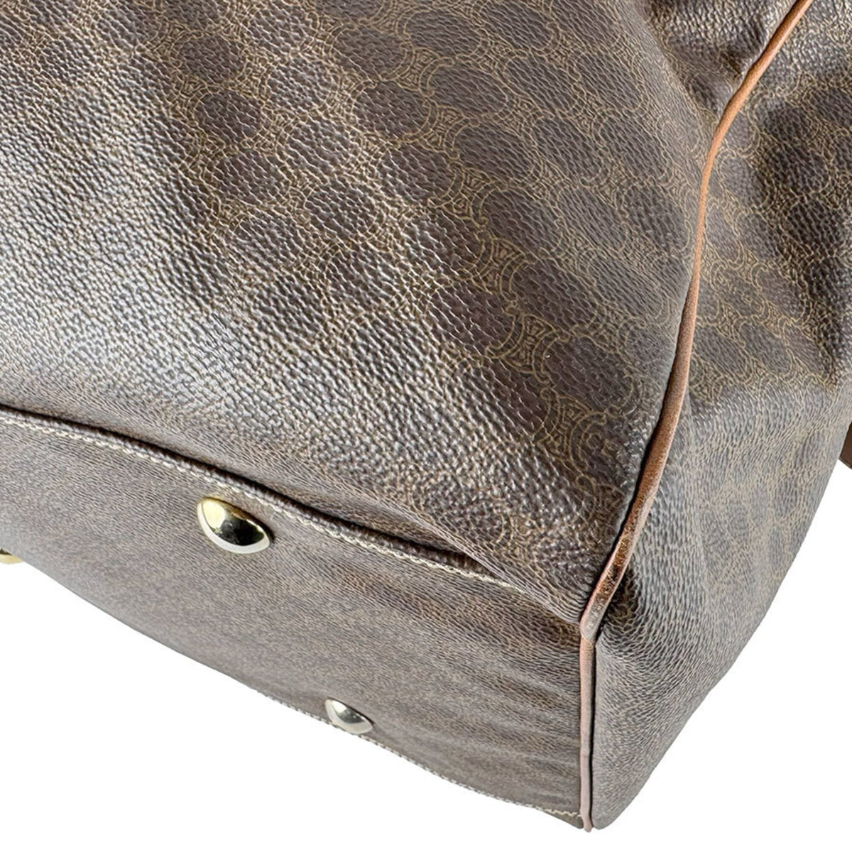Celine Brown Pvc Handbag (Pre-Owned)