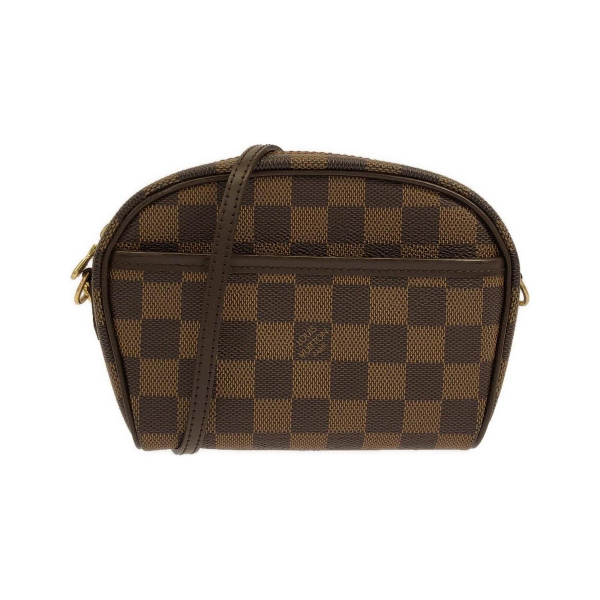Louis Vuitton Ebene Coated Canvas Pochette Shoulder Bag (Pre-Owned)