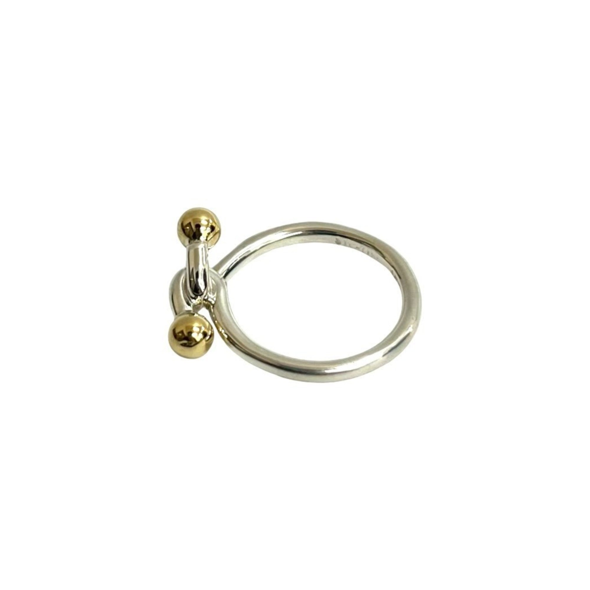 Tiffany Gold Silver Silver 925 Yellow Gold (10K) Band Ring (Pre-Owned)