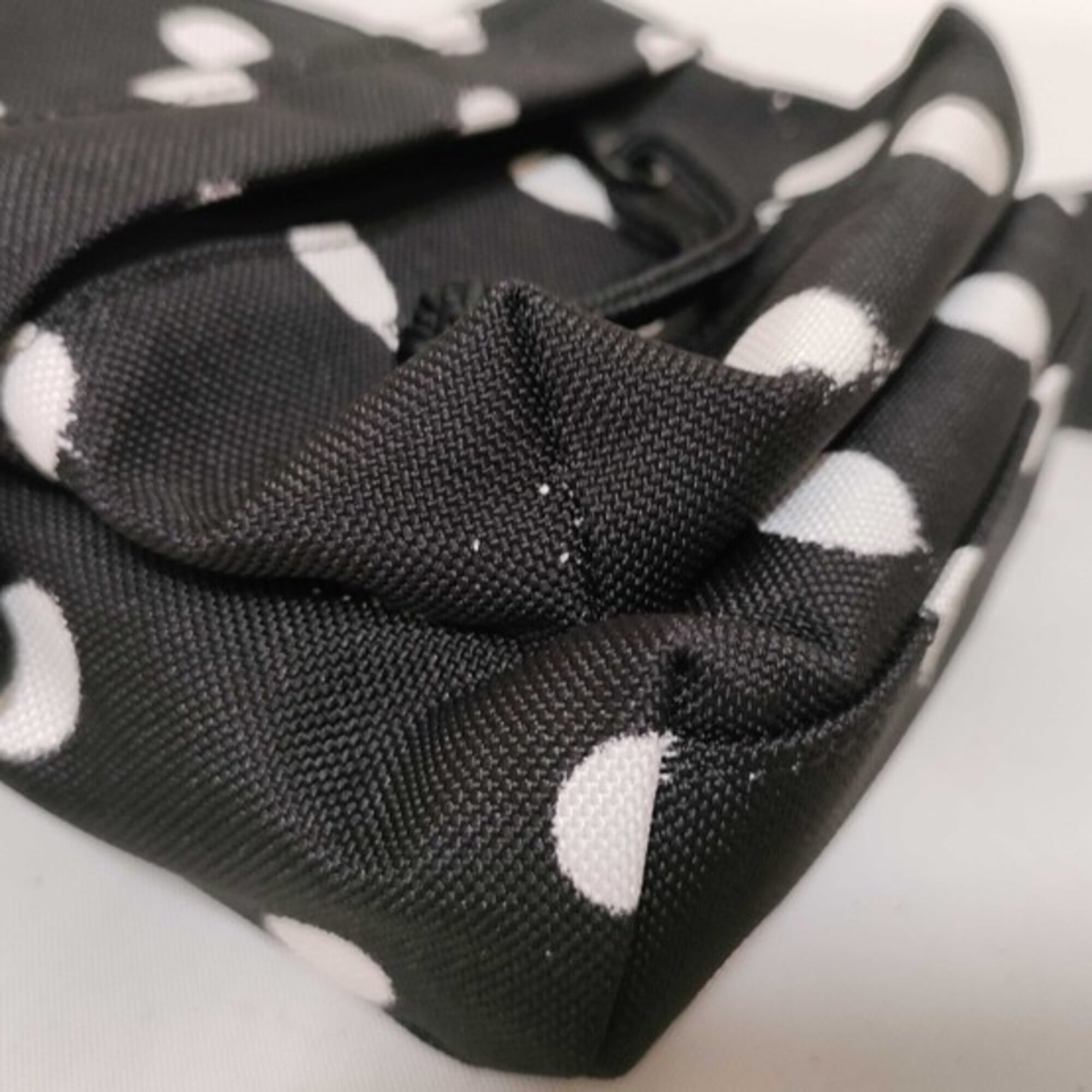 Balenciaga Black White Canvas Shoulder Bag (Pre-Owned)
