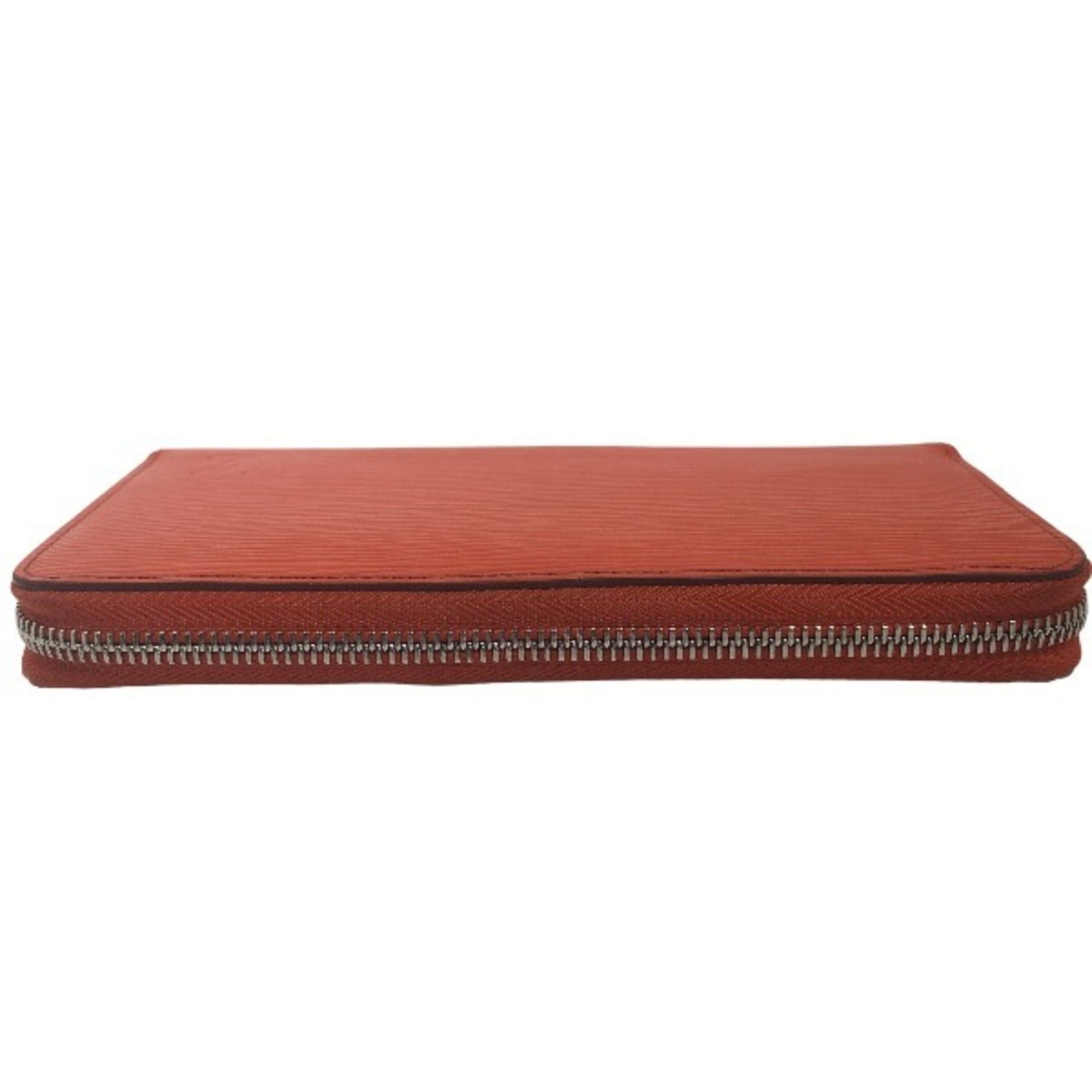 Louis Vuitton Epi Orange Epi Leather Long Wallet (Bi-Fold) (Pre-Owned)