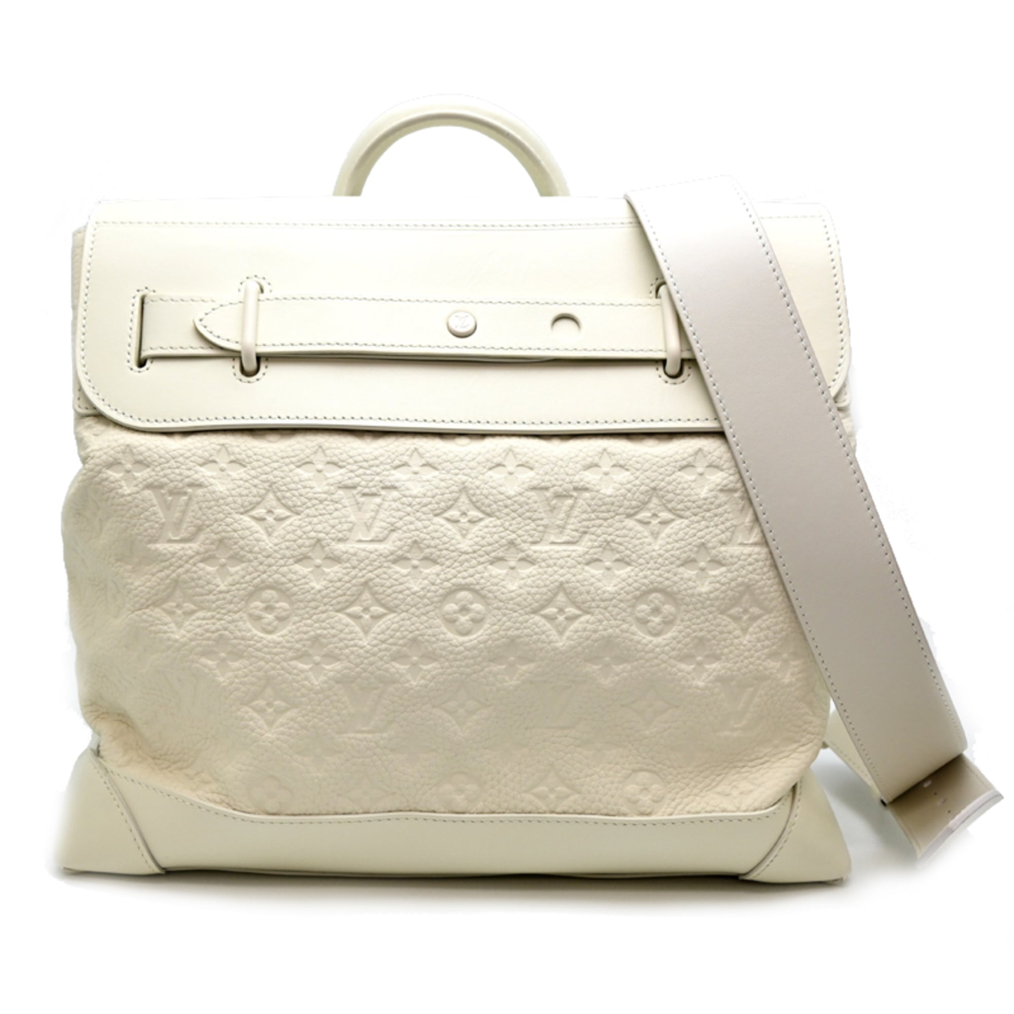 Louis Vuitton Blanc White Monogram Empreinte Shoulder Bag (Pre-Owned)