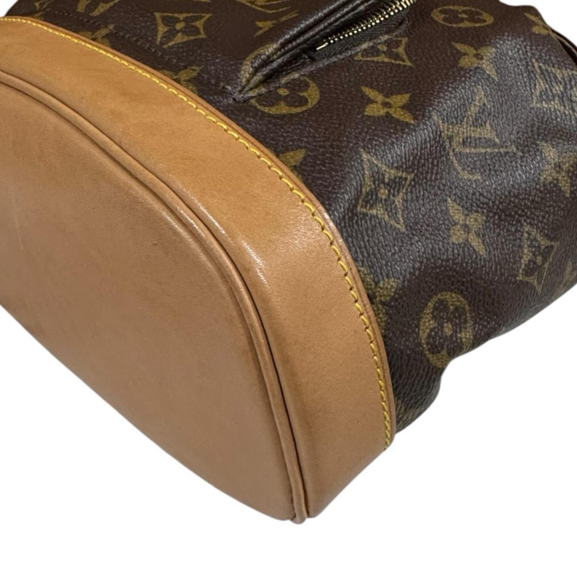 Louis Vuitton Brown Monogram Canvas Backpack (Pre-Owned)