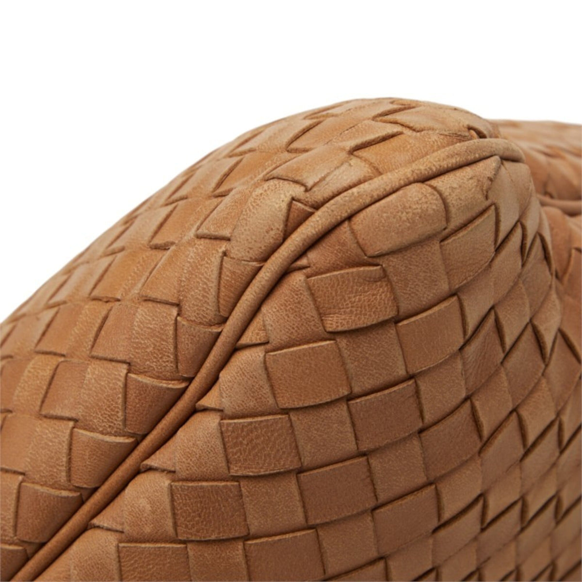 Bottega Veneta Intrecciato Brown Leather Handbag Tote Bag (Pre-Owned)