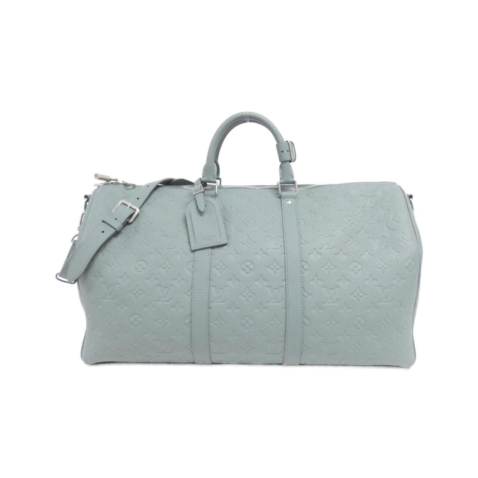 Louis Vuitton Green Vert Leather Boston Bag (Pre-Owned)