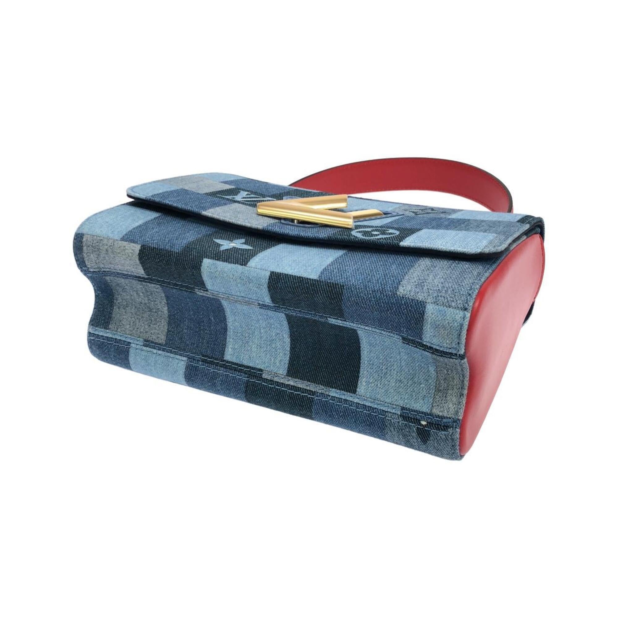 Louis Vuitton Blue Rouge Denim Shoulder Bag (Pre-Owned)