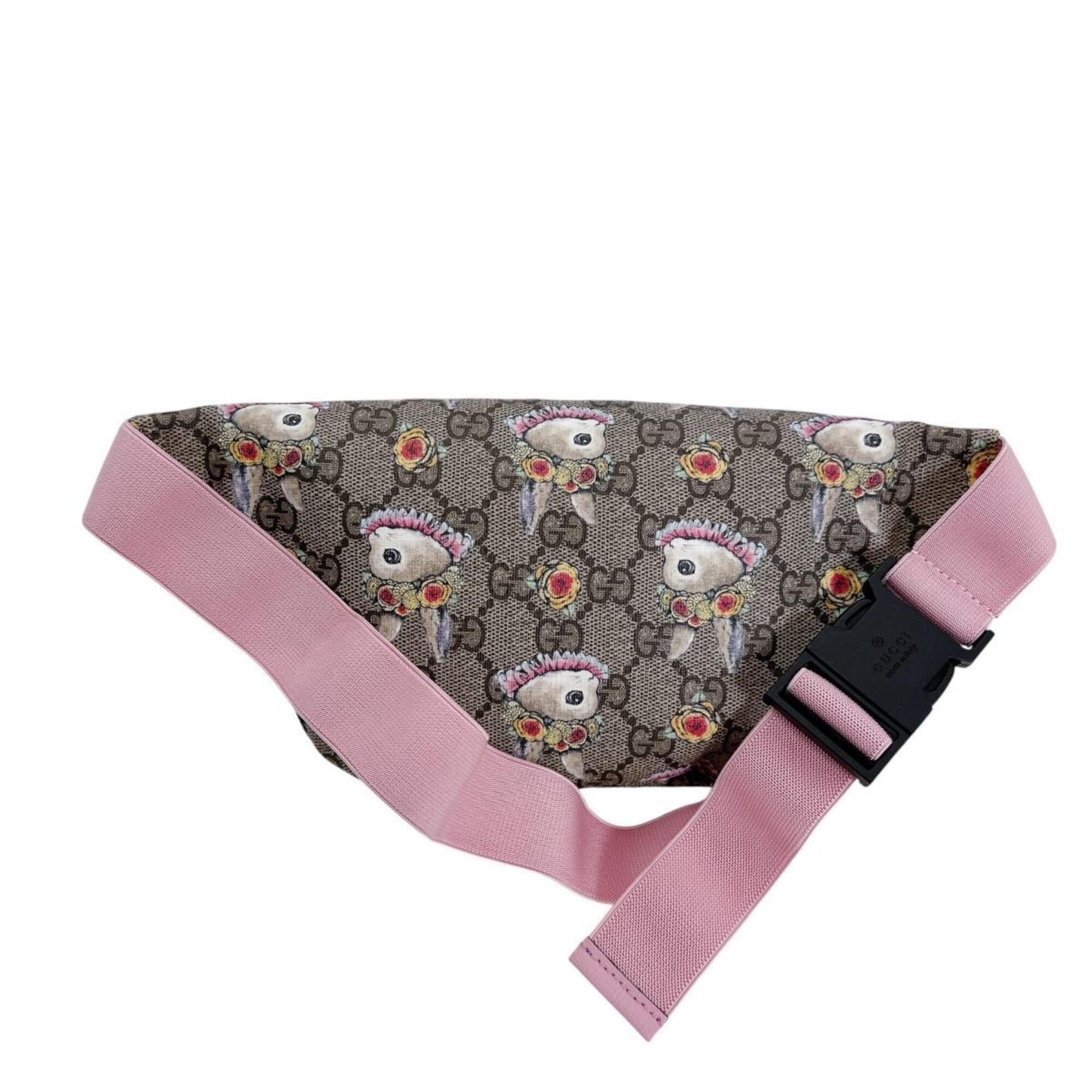 Gucci Beige Gg Supreme Fanny Pack (Pre-Owned)