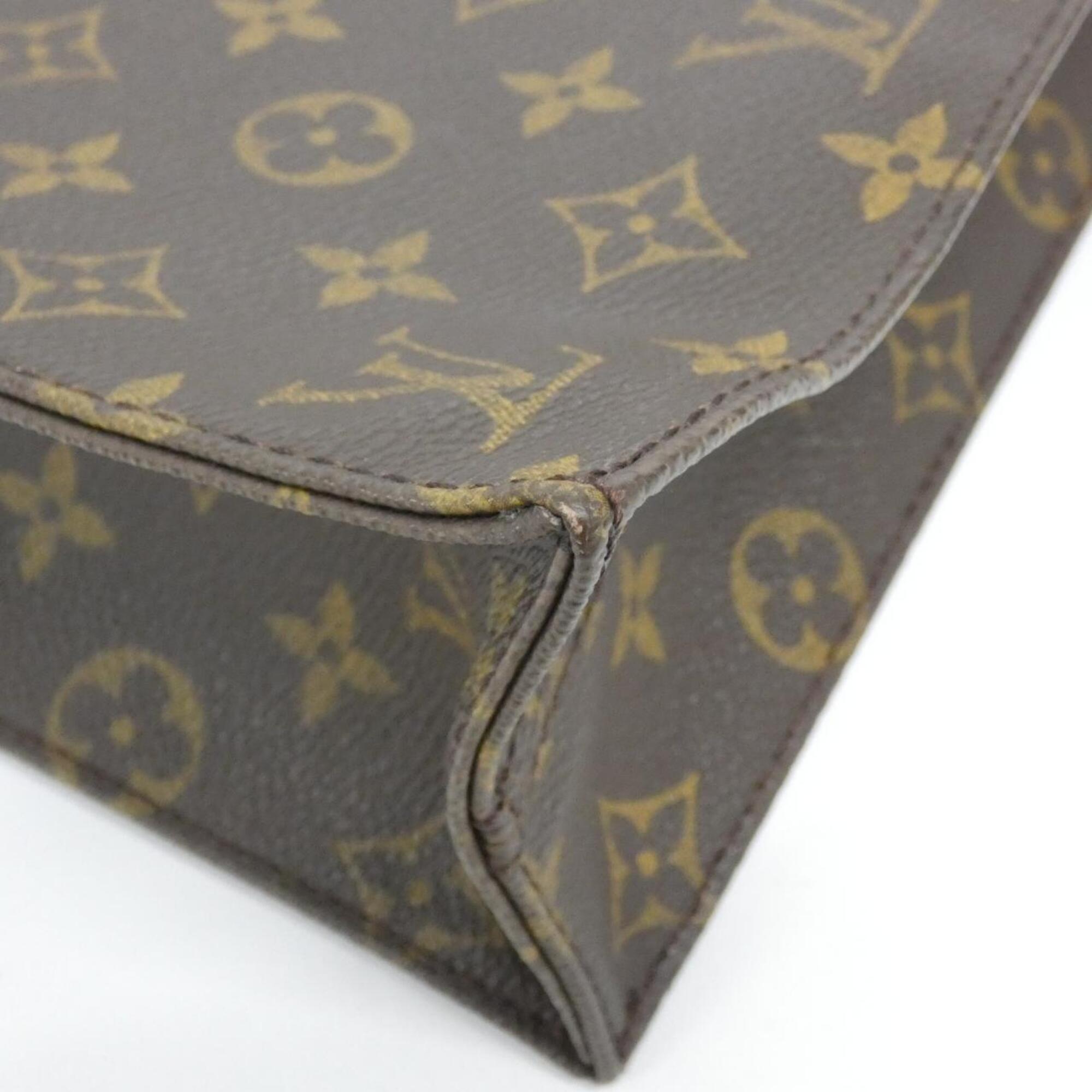 Louis Vuitton Marron Coated Canvas Handbag (Pre-Owned)