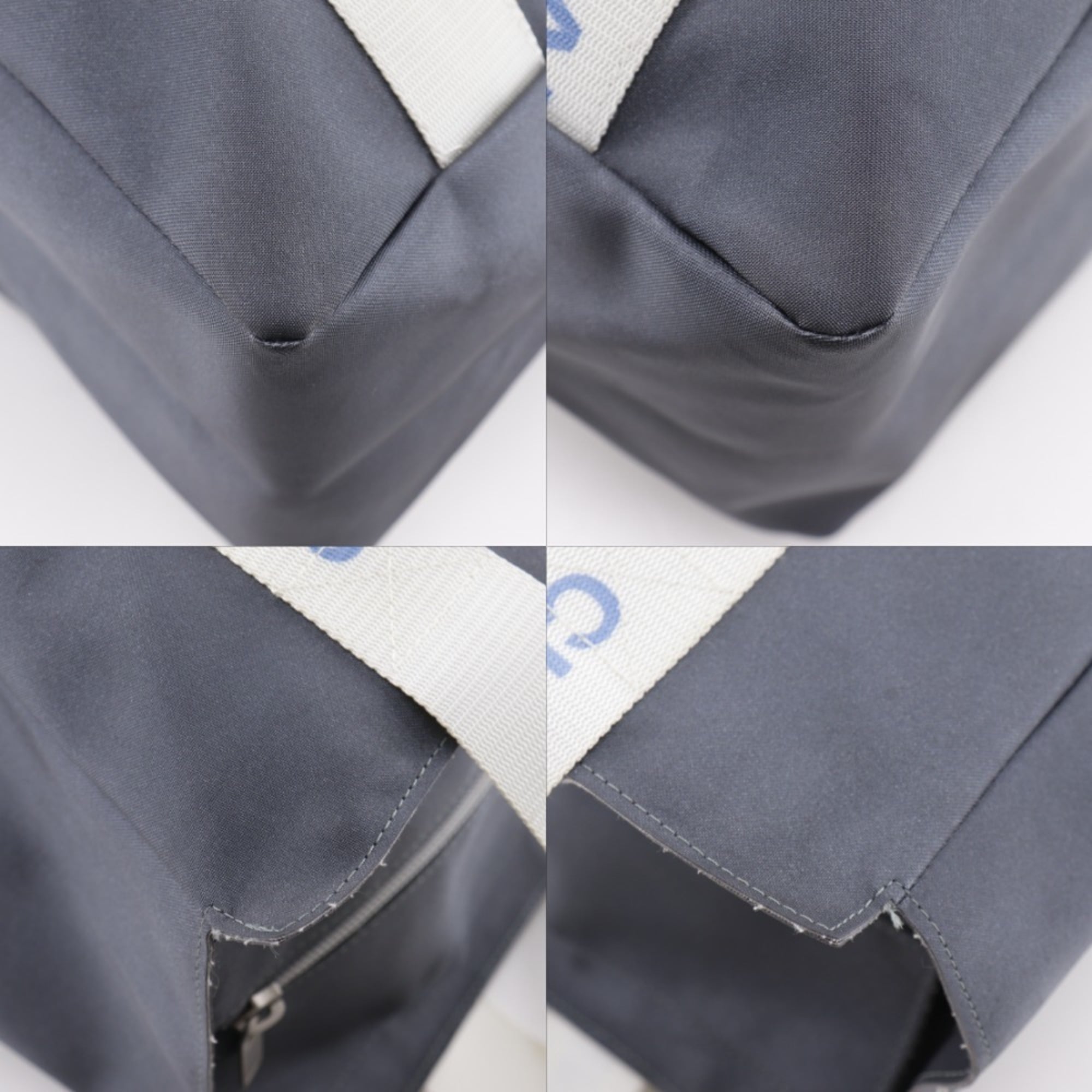 Chanel Sport Gray Nylon Tote Bag (Pre-Owned)