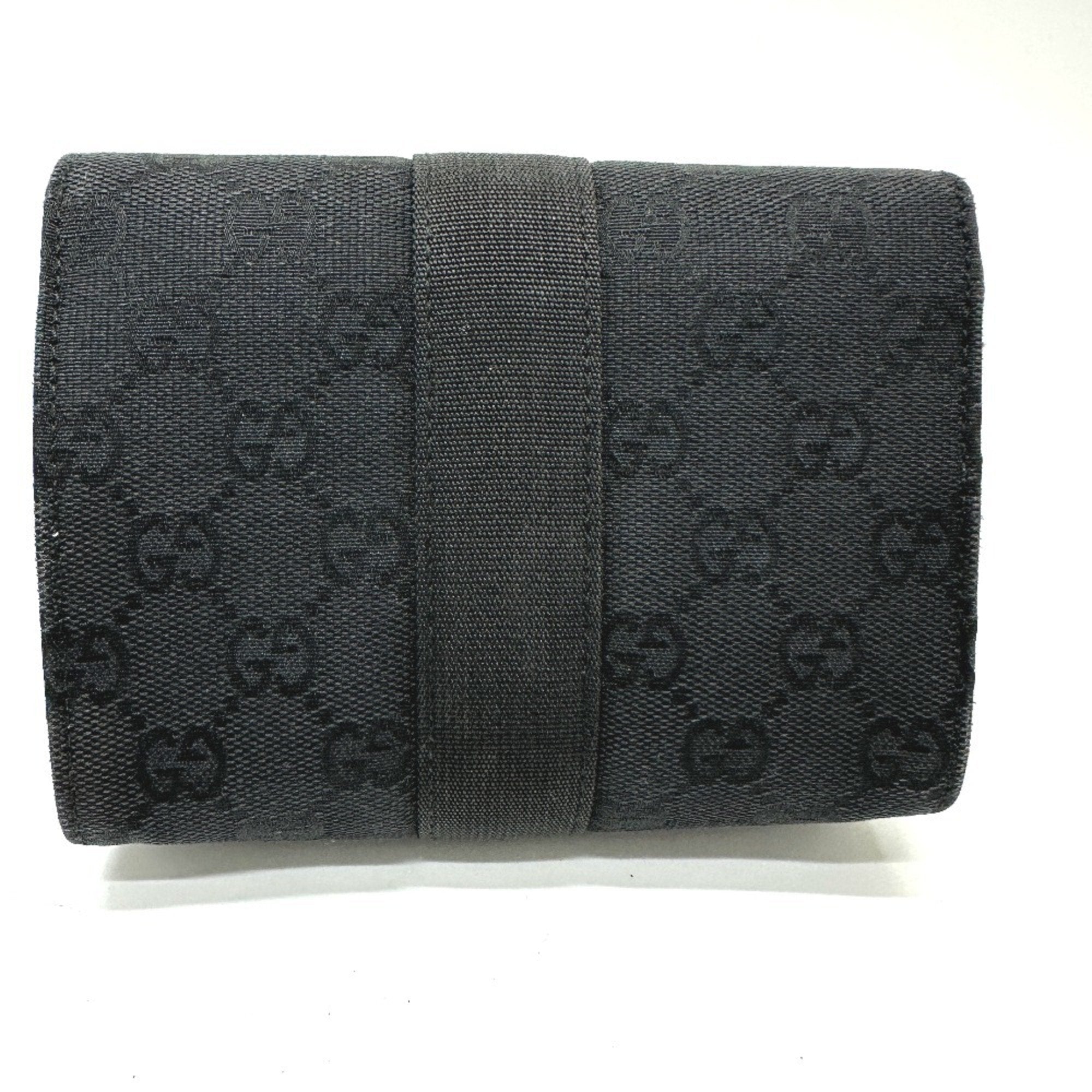 Gucci Black Gg Canvas Pouch (Pre-Owned)