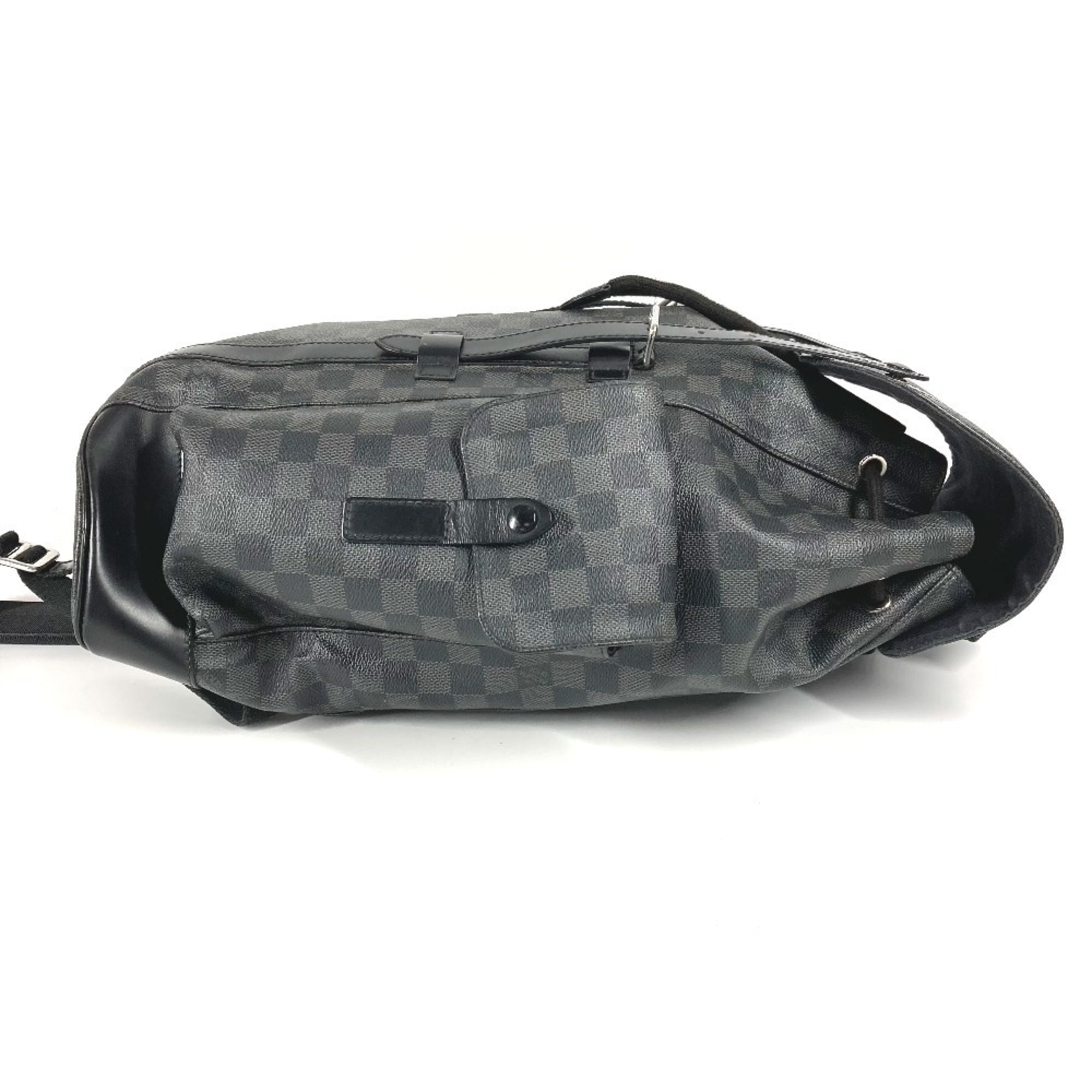 Louis Vuitton Black Damier Graphite Backpack (Pre-Owned)