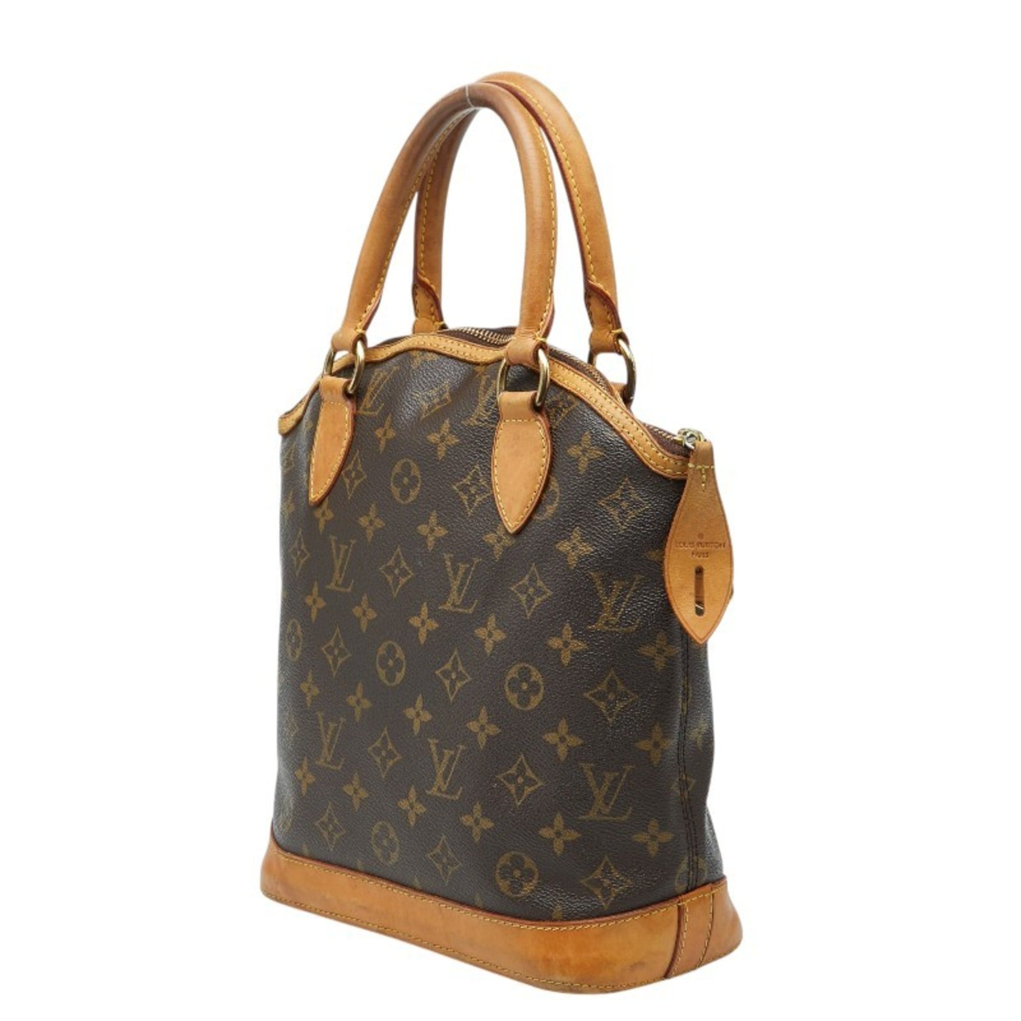 Louis Vuitton Brown Pvc Leather Handbag (Pre-Owned)