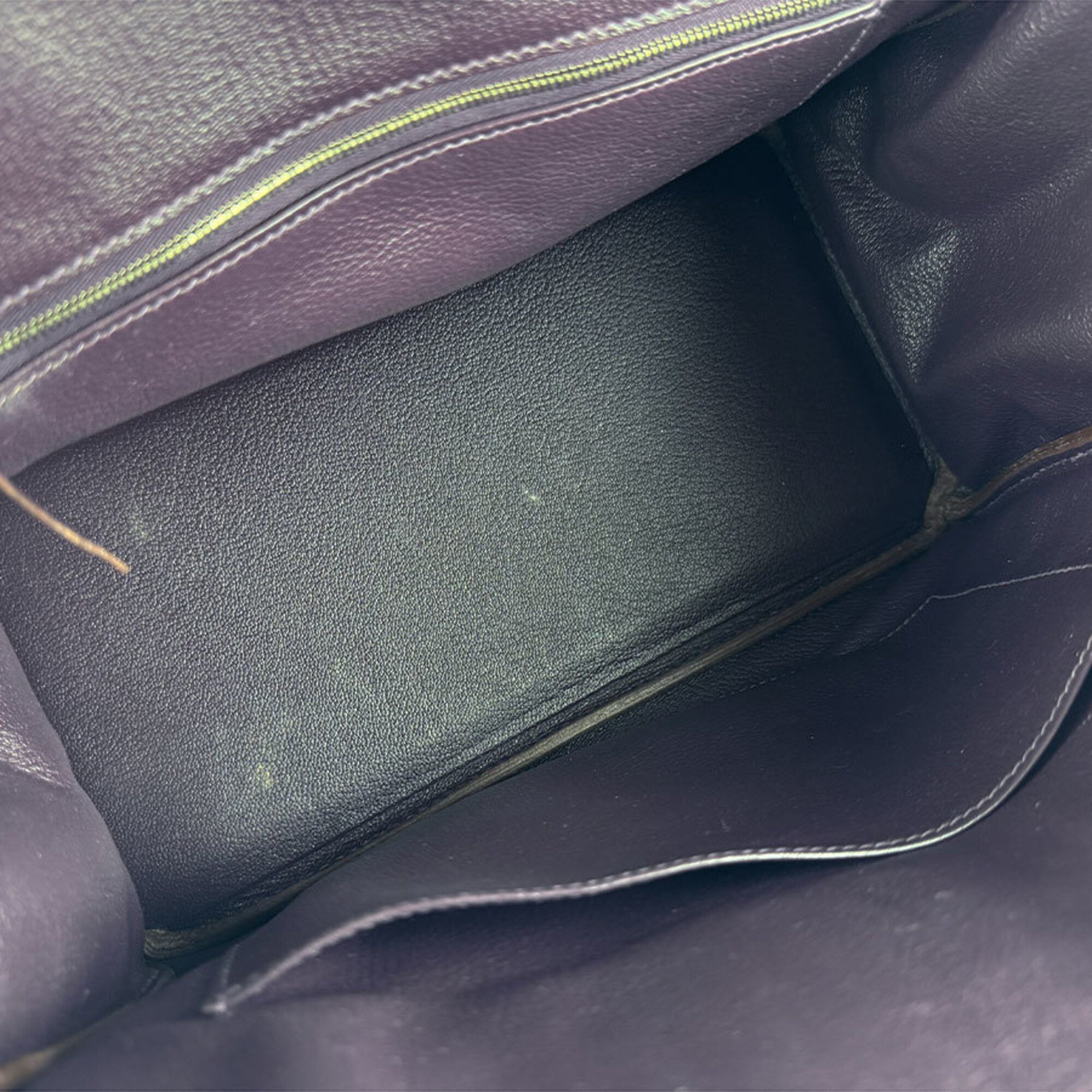 Hermes Cassis Taurillon Clemence Leather Handbag (Pre-Owned)