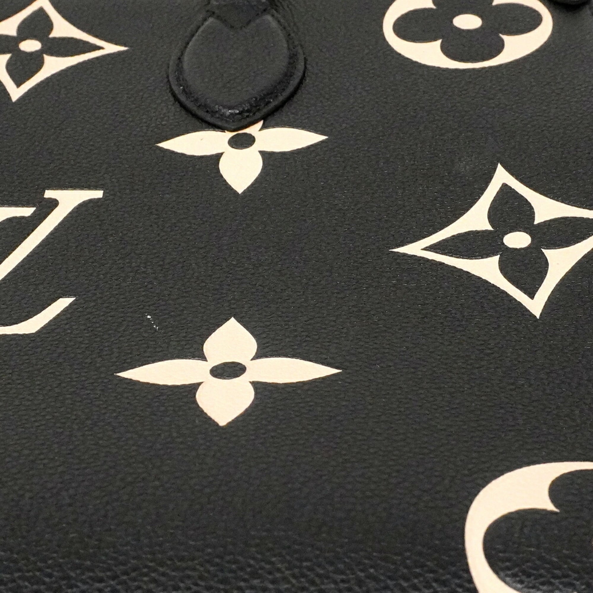Louis Vuitton Beige Black Tote Bag (Pre-Owned)