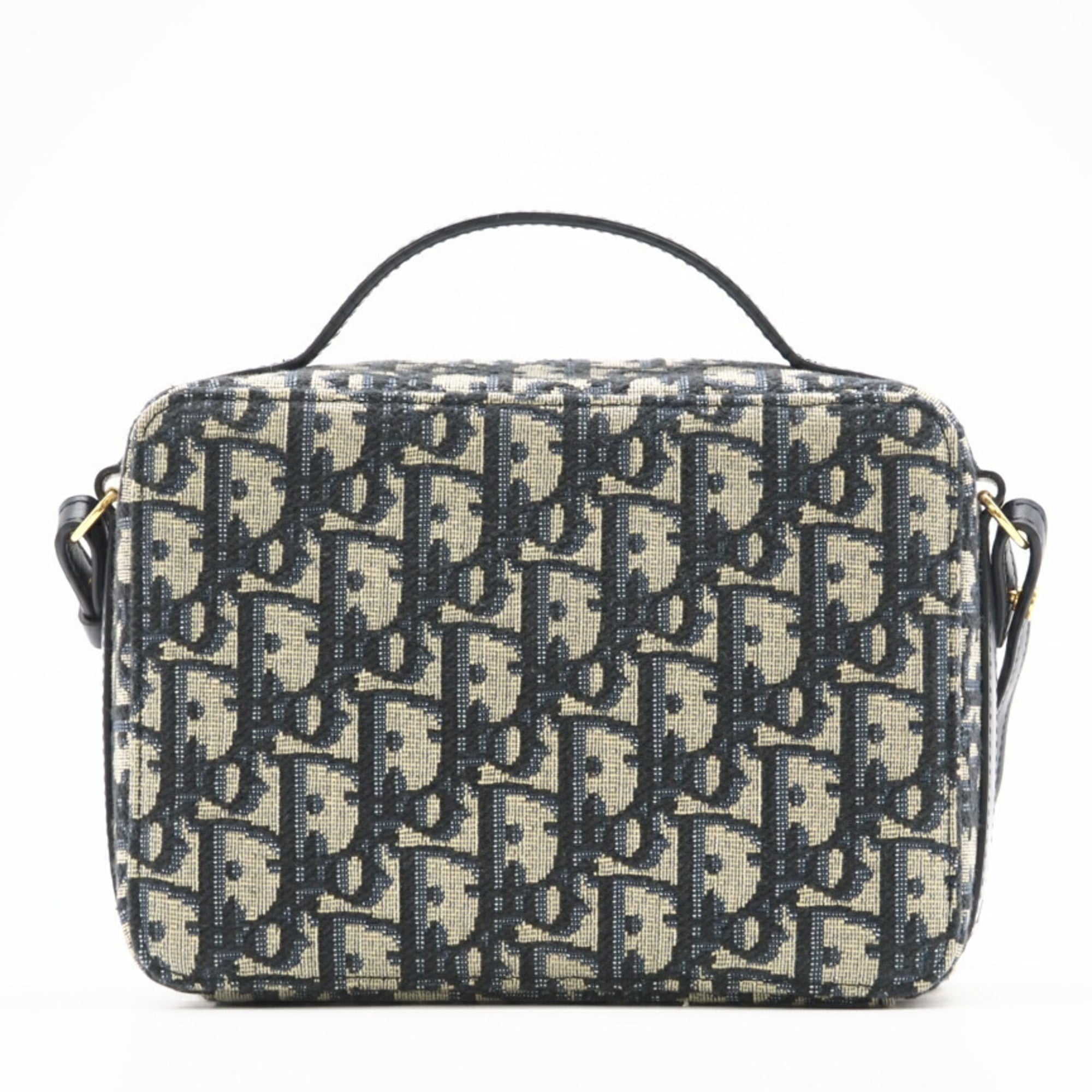 Christian Louboutin Navy Canvas Shoulder Bag (Pre-Owned)