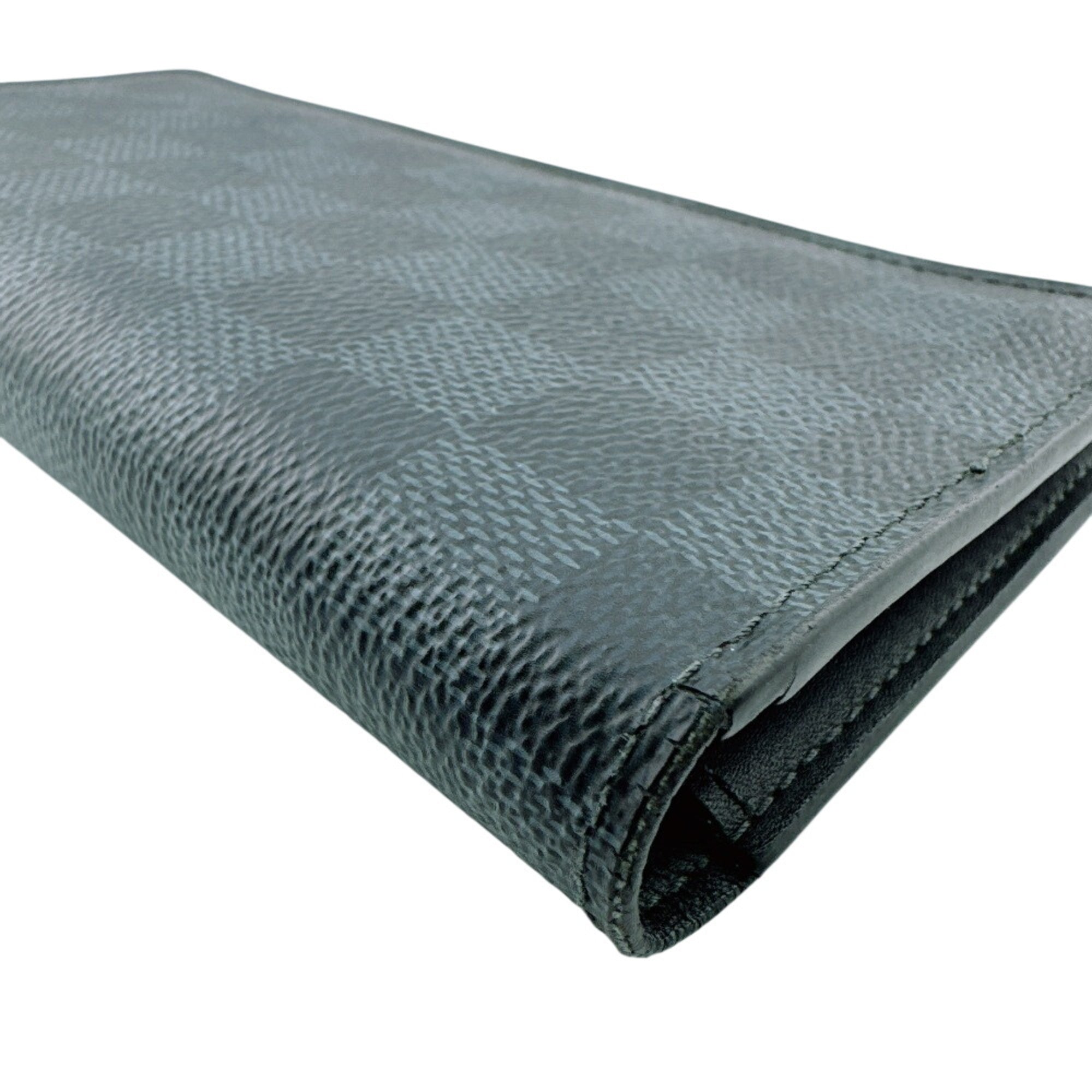 Louis Vuitton Black Damier Graphite Long Wallet (Bi-Fold) (Pre-Owned)
