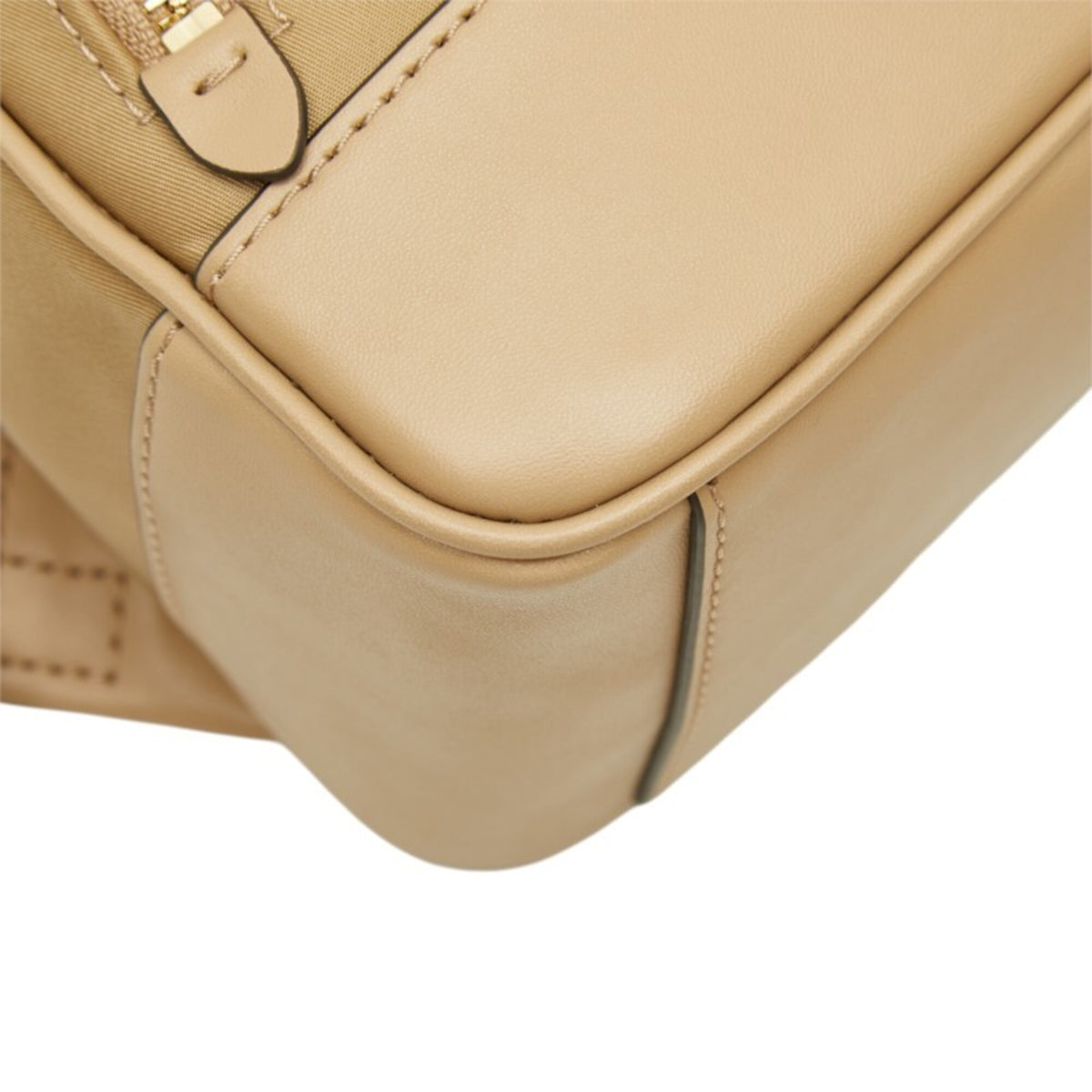 Michael Kors Beige Nylon Leather Backpack (Pre-Owned)