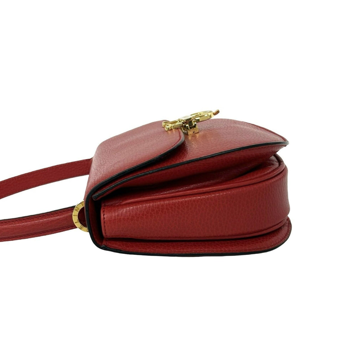 Celine Red Color Leather Handbag Shoulder Bag (Pre-Owned)