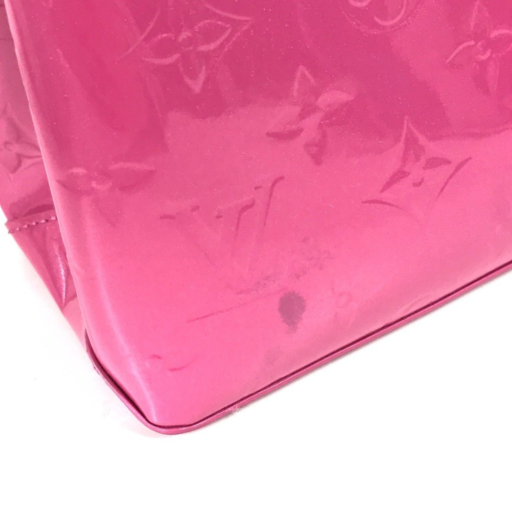 Louis Vuitton Pink Monogram Vernis Handbag Shoulder Bag Tote Bag (Pre-Owned)