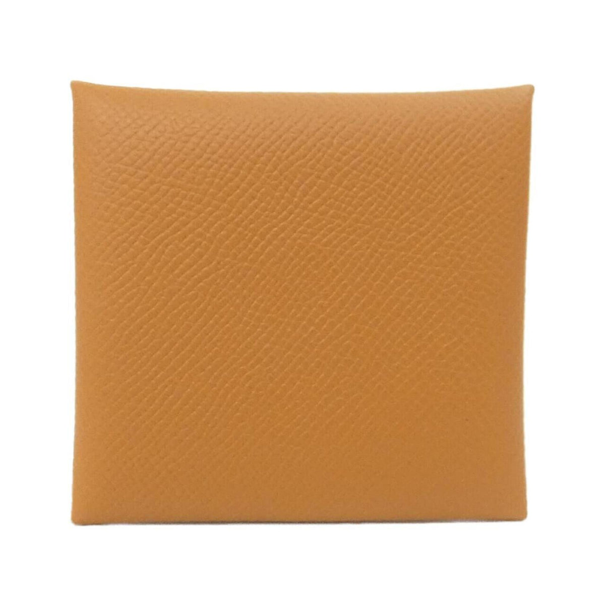 Hermes Brown Gold Brown Epsom Leather Coin Purse/Coin Case (Pre-Owned)