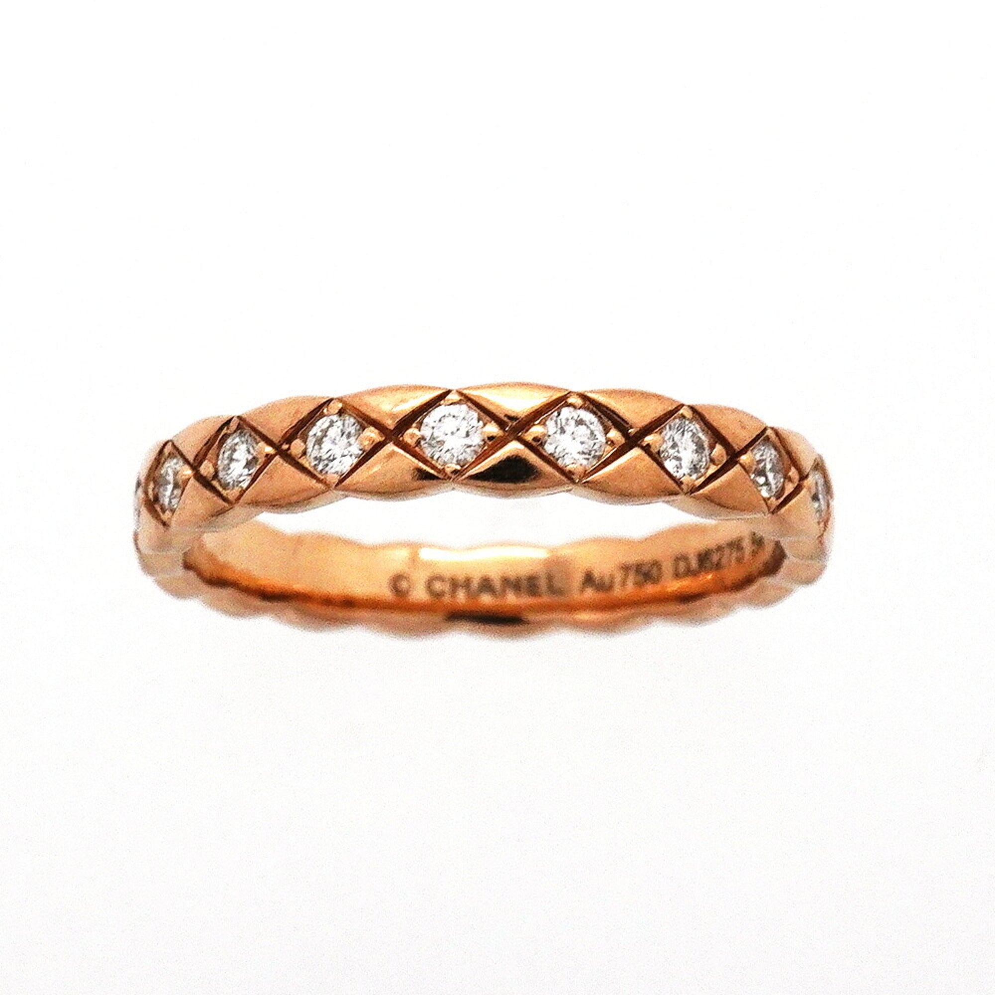 Chanel Pink Gold (18K) Band Ring (Pre-Owned)