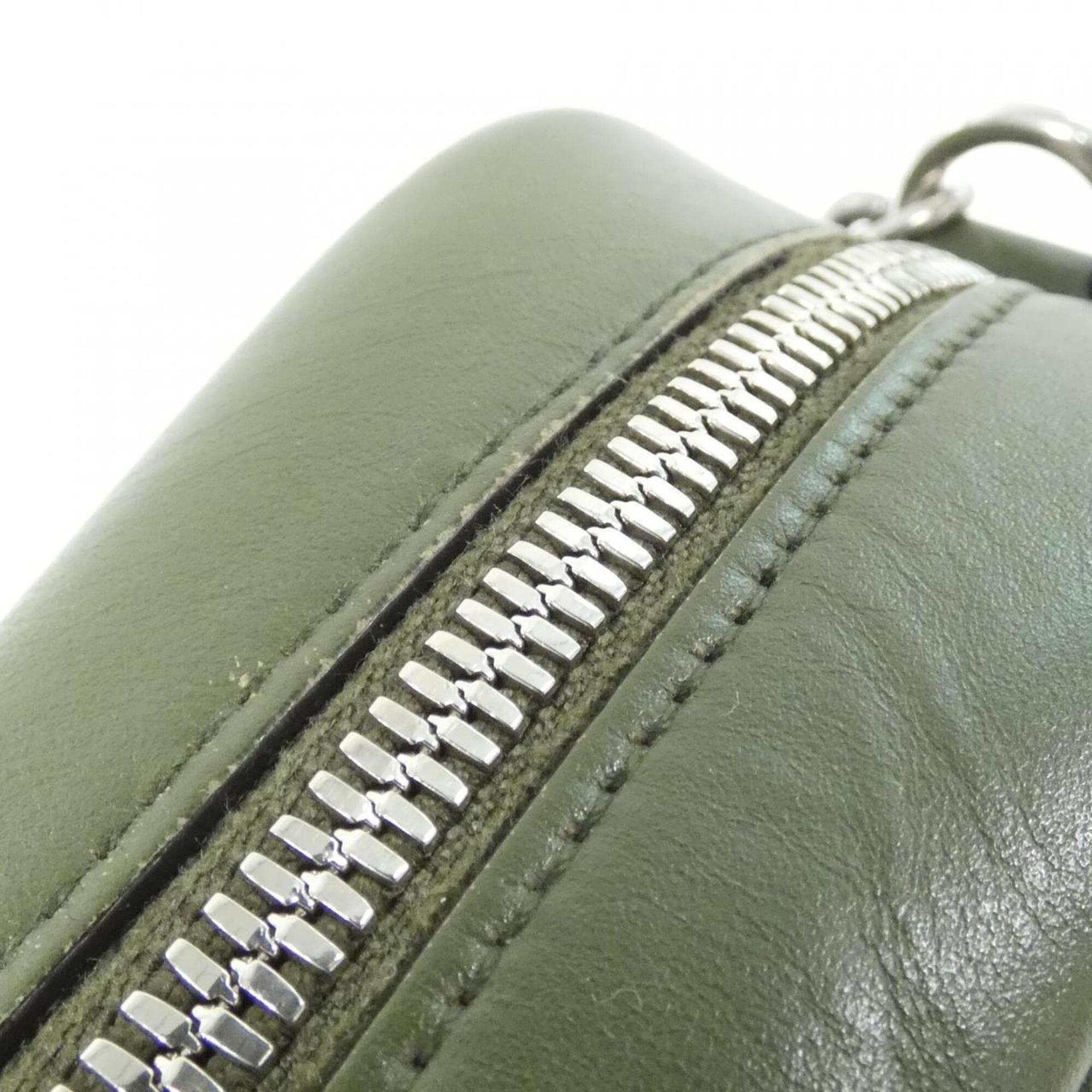 Gucci Green Leather Shoulder Bag (Pre-Owned)