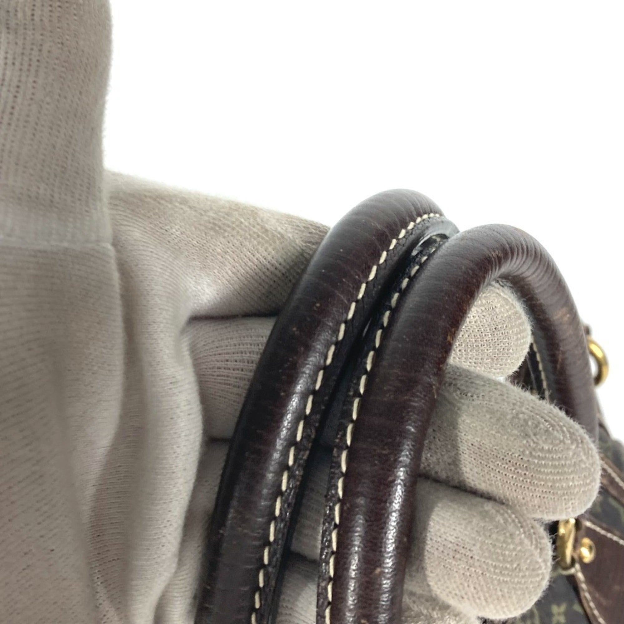 Louis Vuitton Brown Monogram Mini Handbag Shoulder Bag Tote Bag (Pre-Owned)