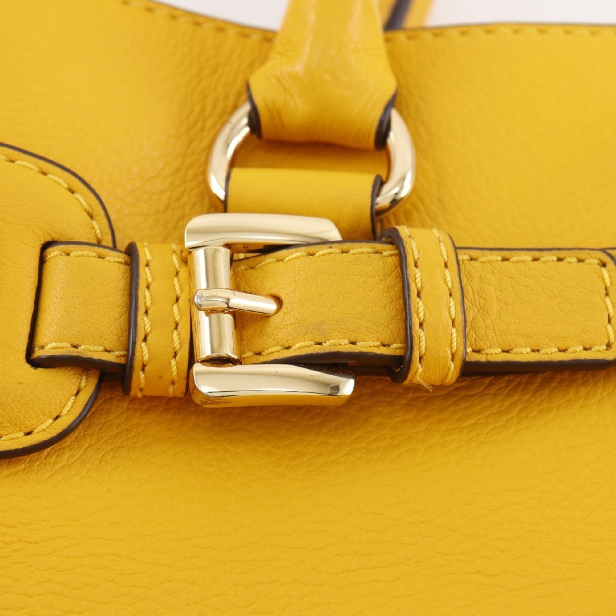 Michael Kors Yellow Leather Handbag (Pre-Owned)