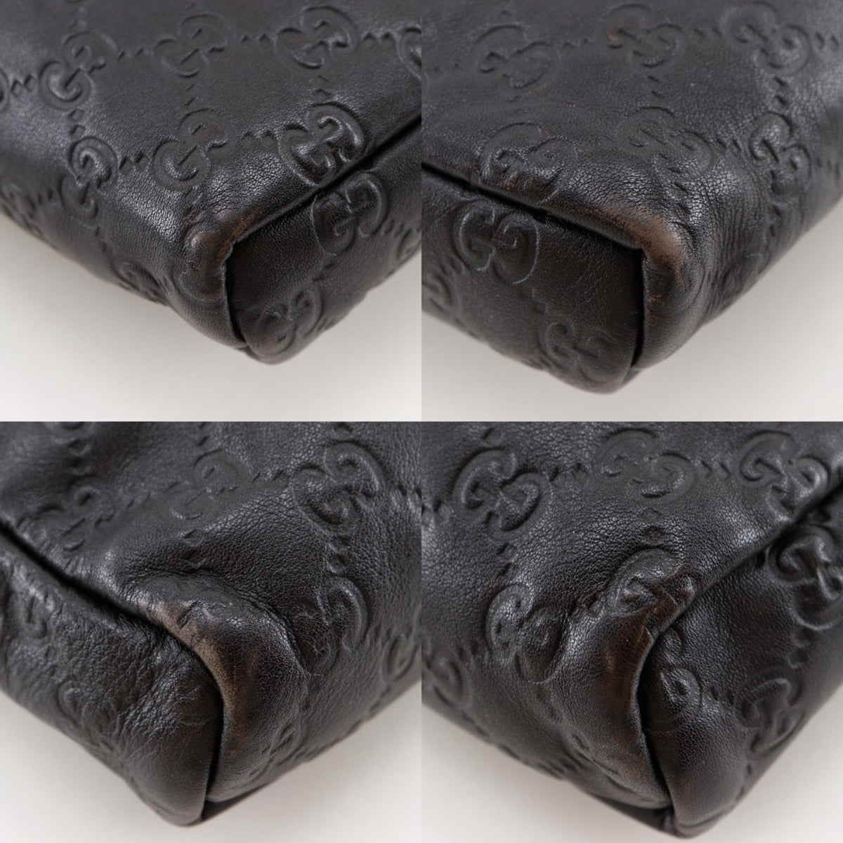 Gucci Brown Leather Shoulder Bag (Pre-Owned)