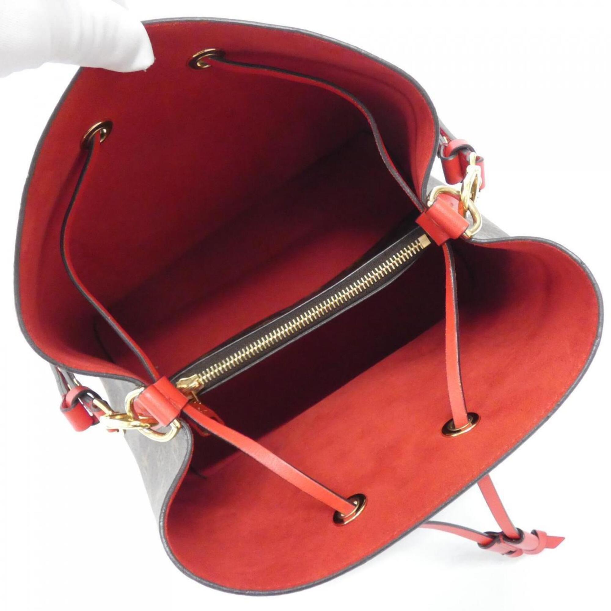 Louis Vuitton Coquelicots Marron Coated Canvas Shoulder Bag (Pre-Owned)