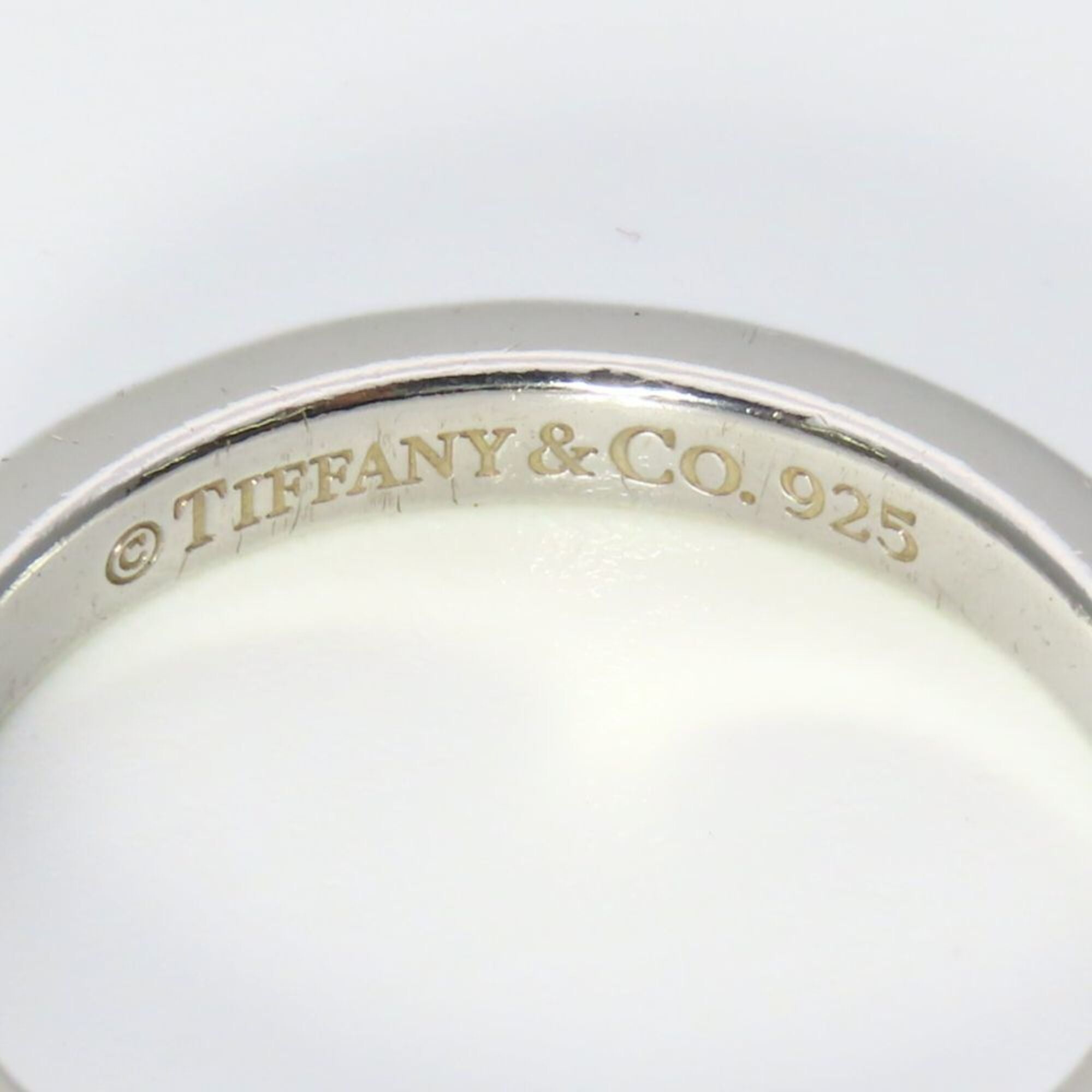 Tiffany Silver Silver 925 Band Ring (Pre-Owned)