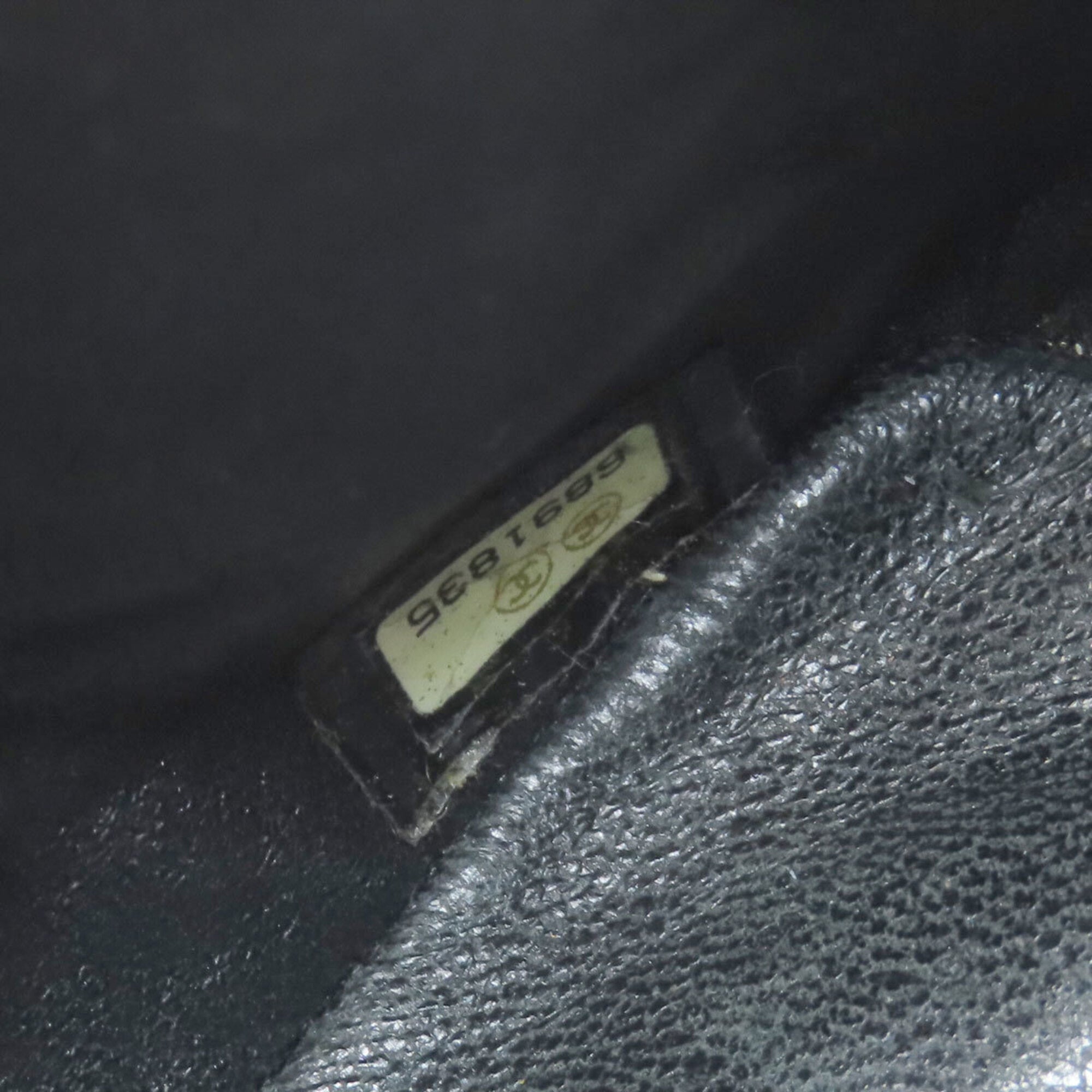 Chanel Black Leather Tote Bag (Pre-Owned)